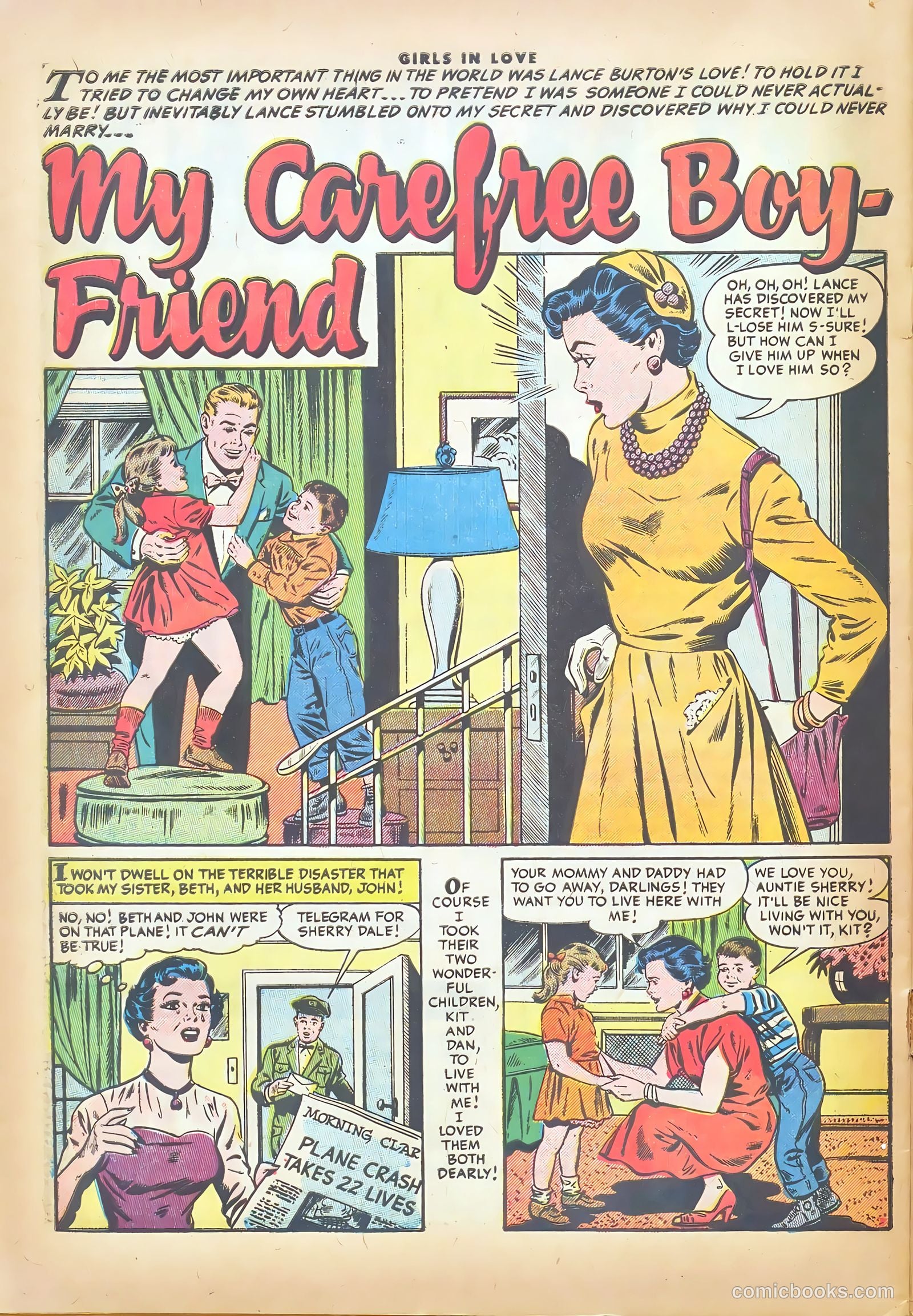 Girls in Love #49 (1955) — page 28 of 36