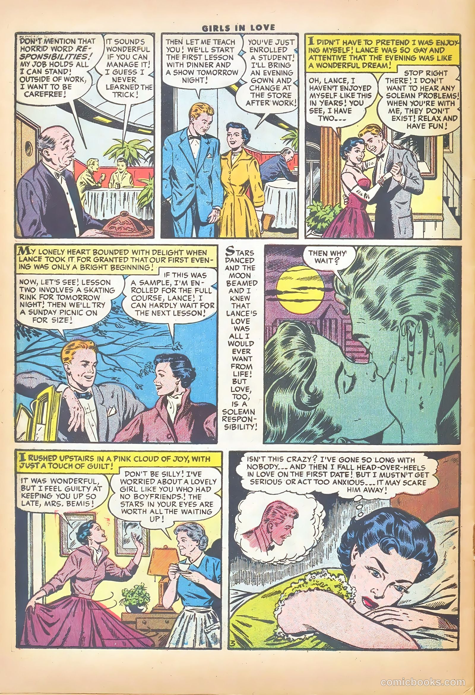 Girls in Love #49 (1955) — page 30 of 36
