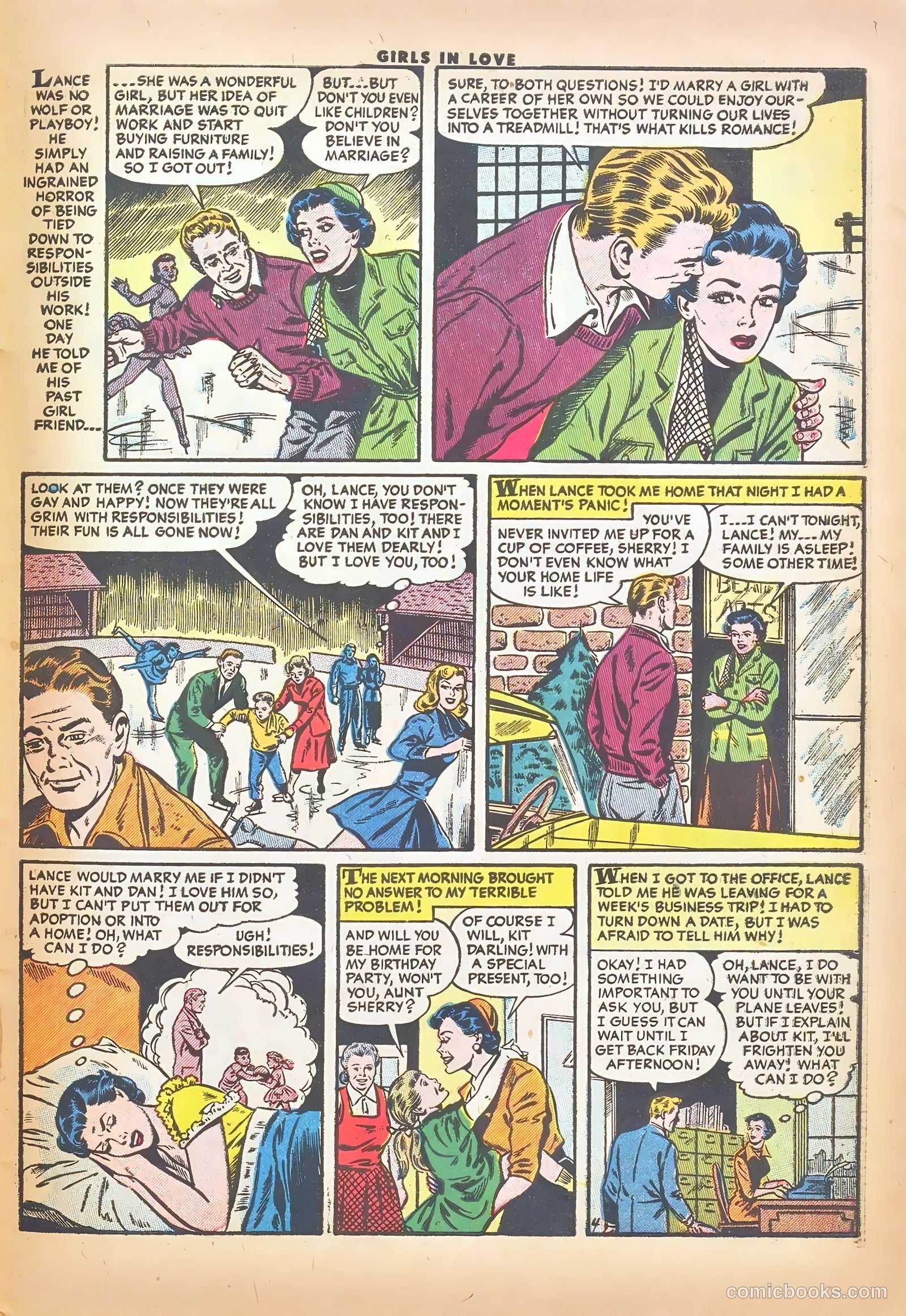 Girls in Love #49 (1955) — page 31 of 36