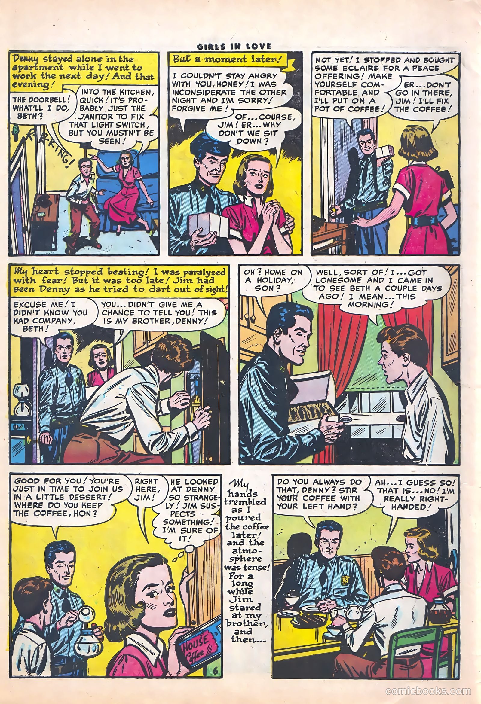 Girls in Love #50 (1956) — page 8 of 36
