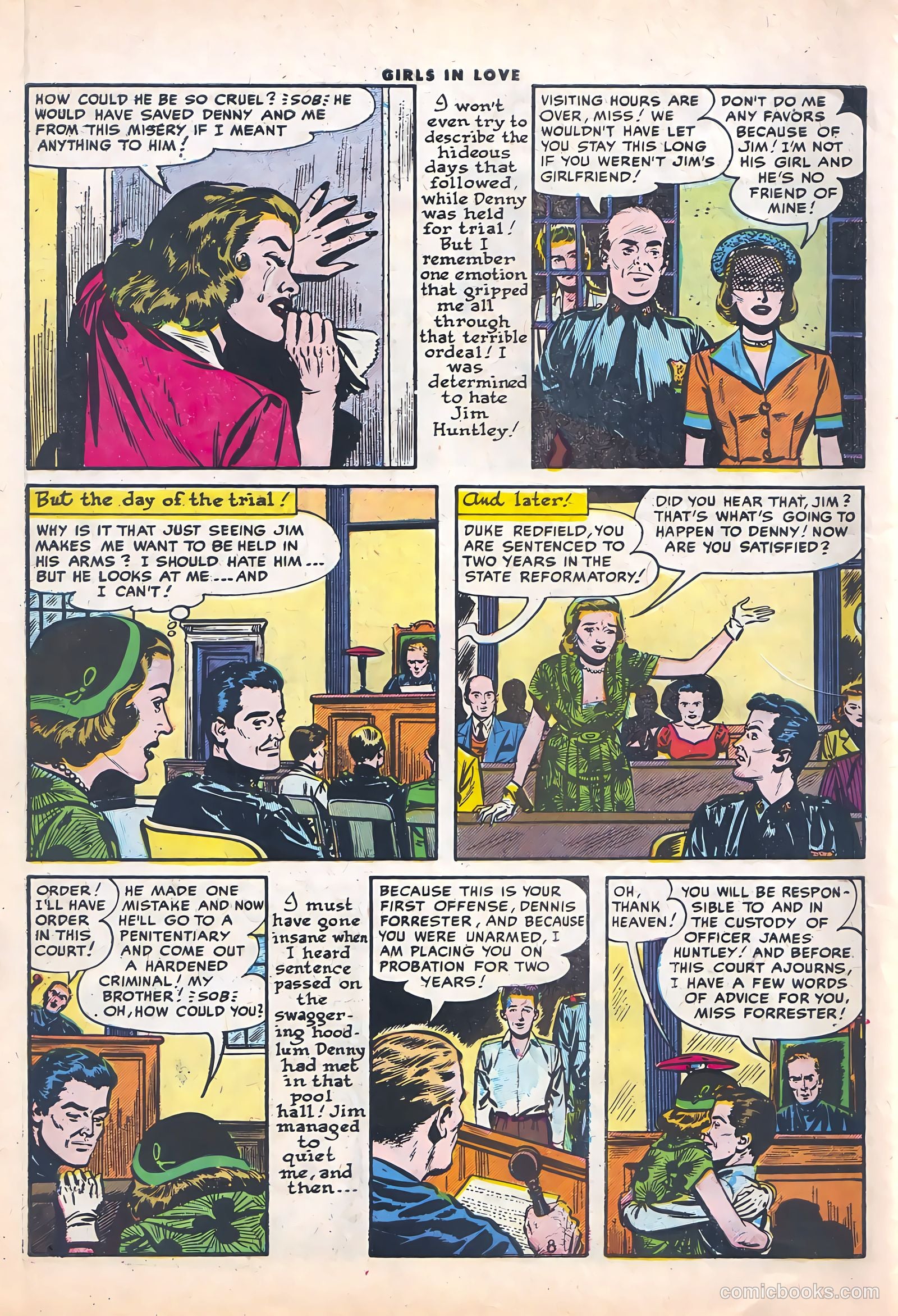 Girls in Love #50 (1956) — page 10 of 36