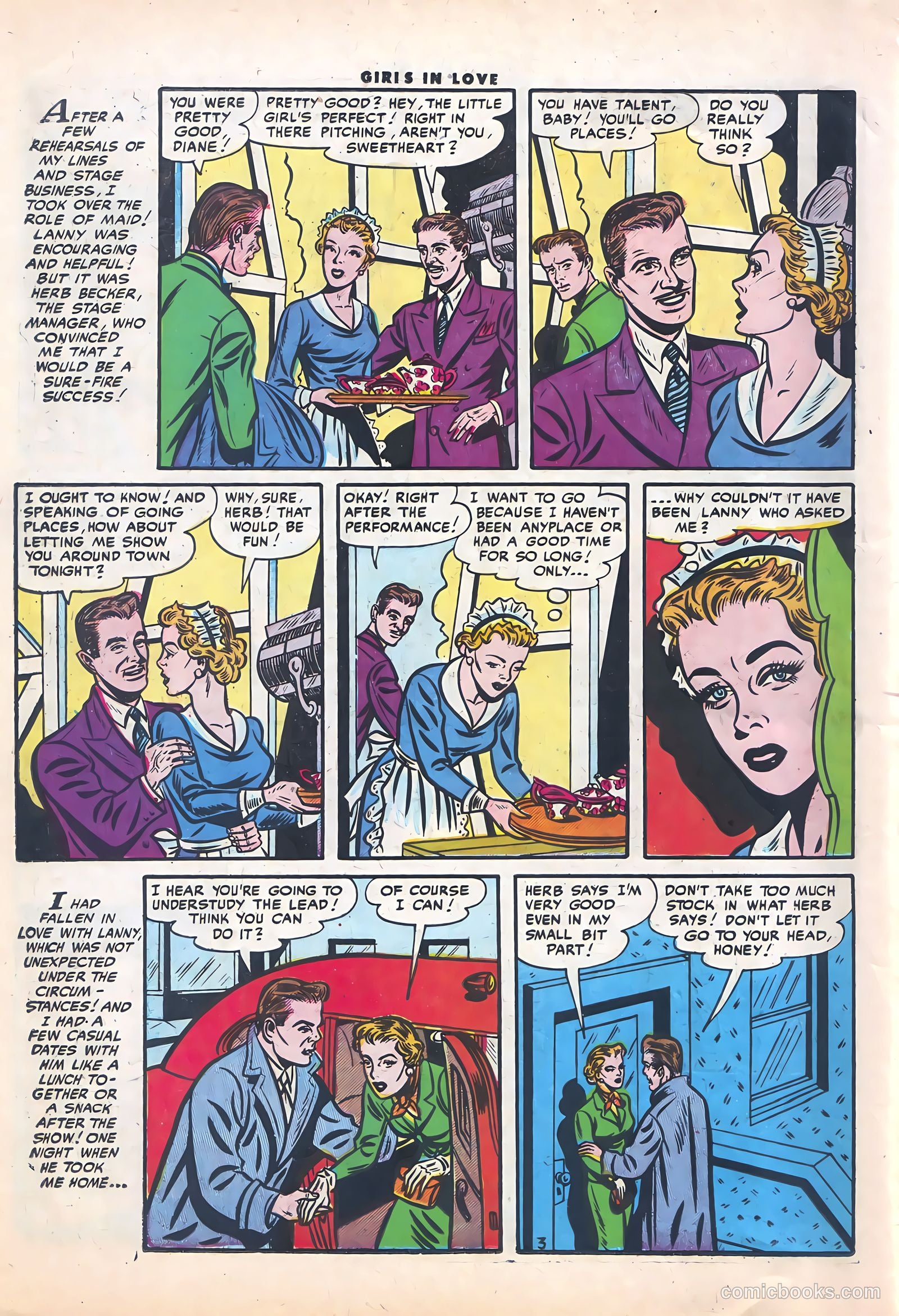 Girls in Love #50 (1956) — page 14 of 36