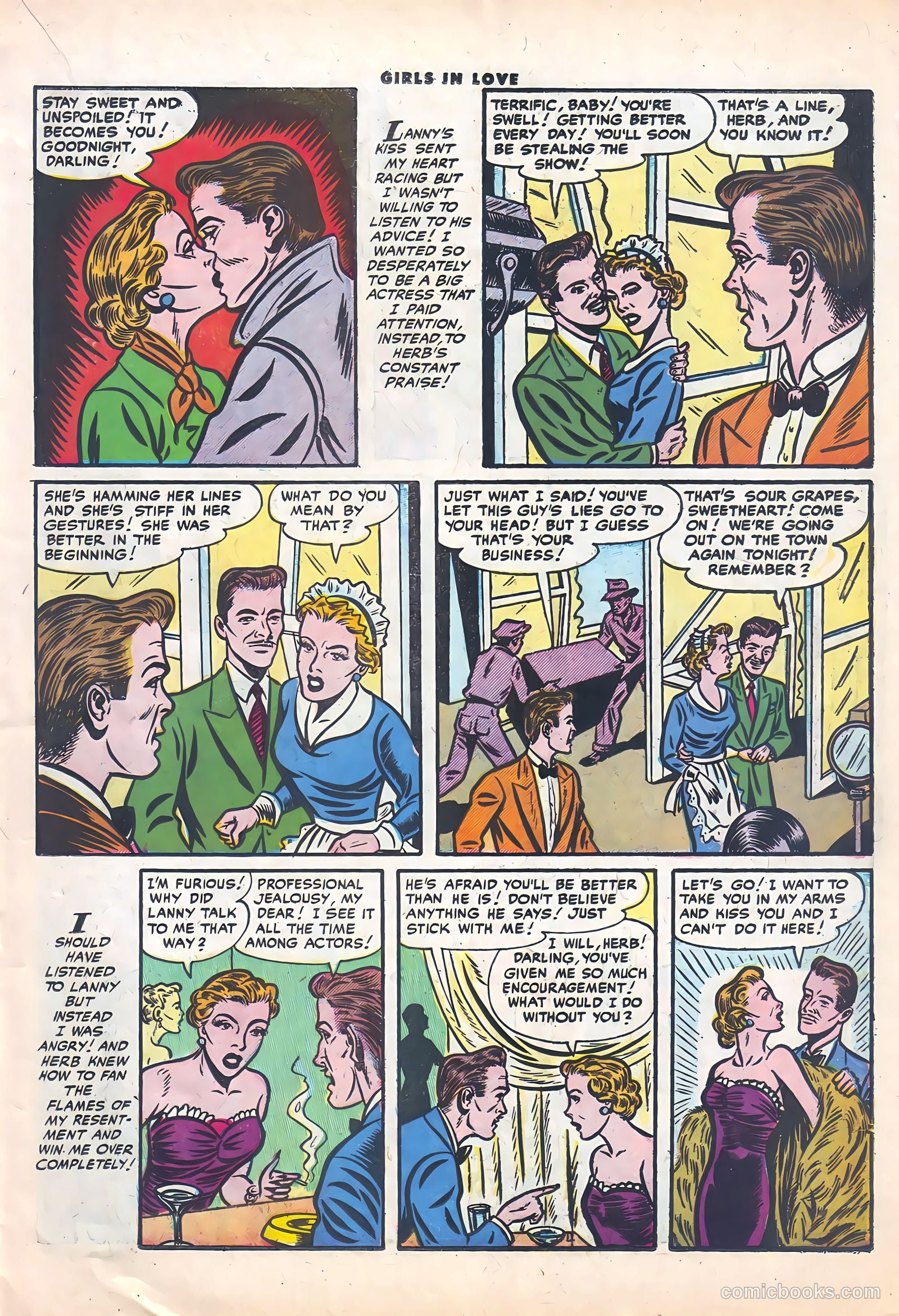 Girls in Love #50 (1956) — page 15 of 36