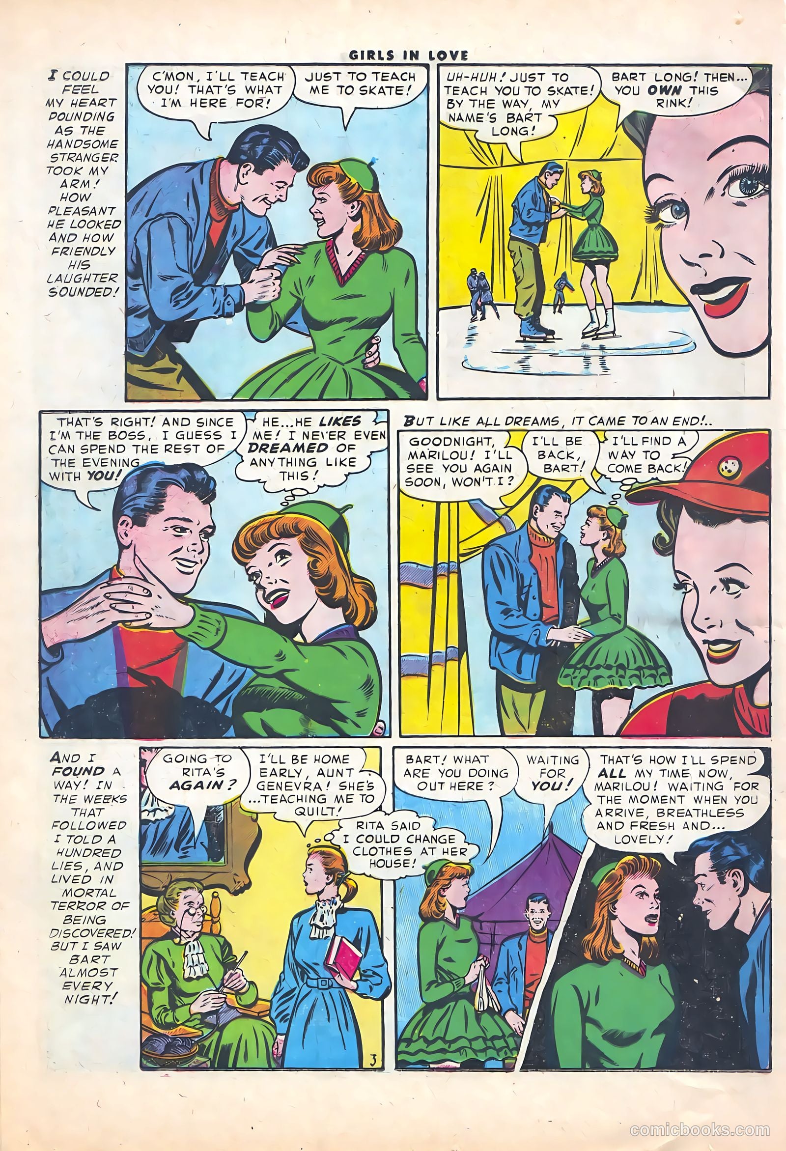Girls in Love #50 (1956) — page 20 of 36