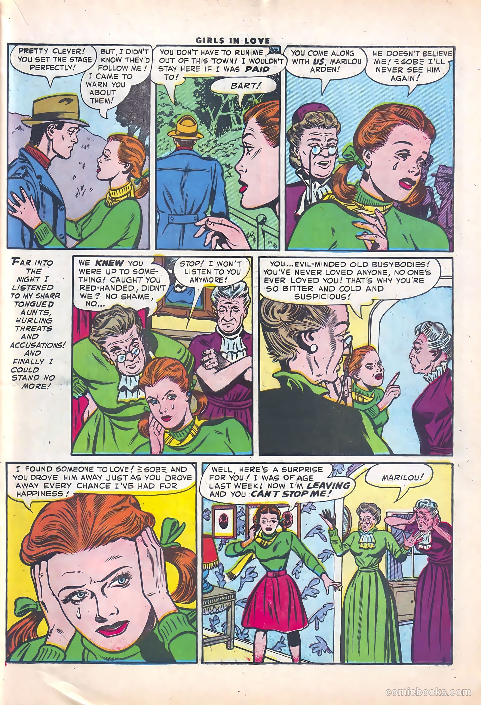 Girls in Love #50 (1956) — page 23 of 36