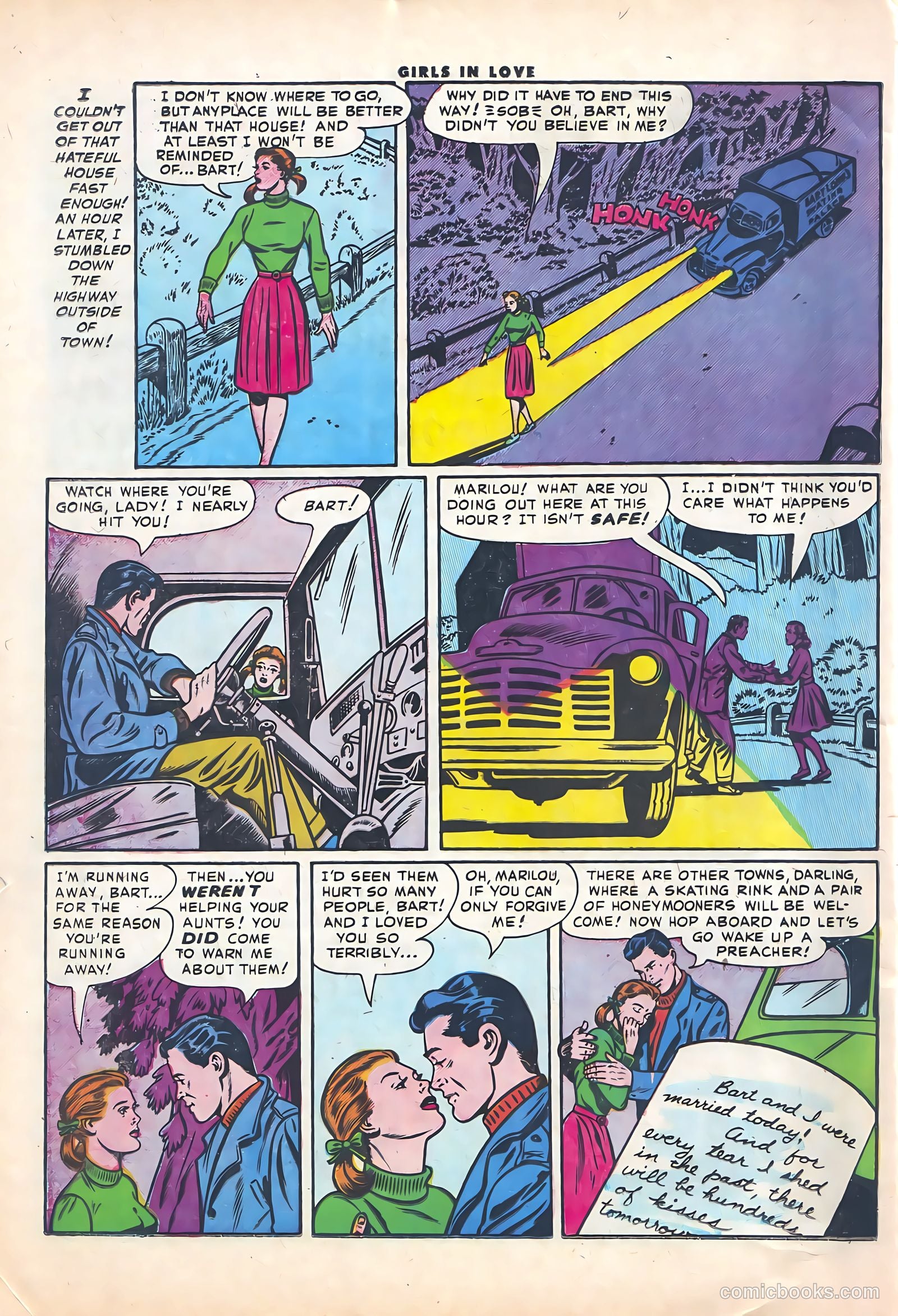 Girls in Love #50 (1956) — page 24 of 36
