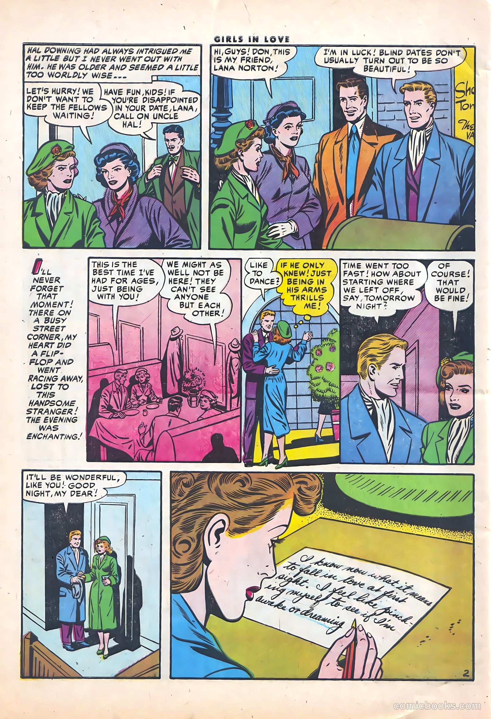 Girls in Love #50 (1956) — page 28 of 36