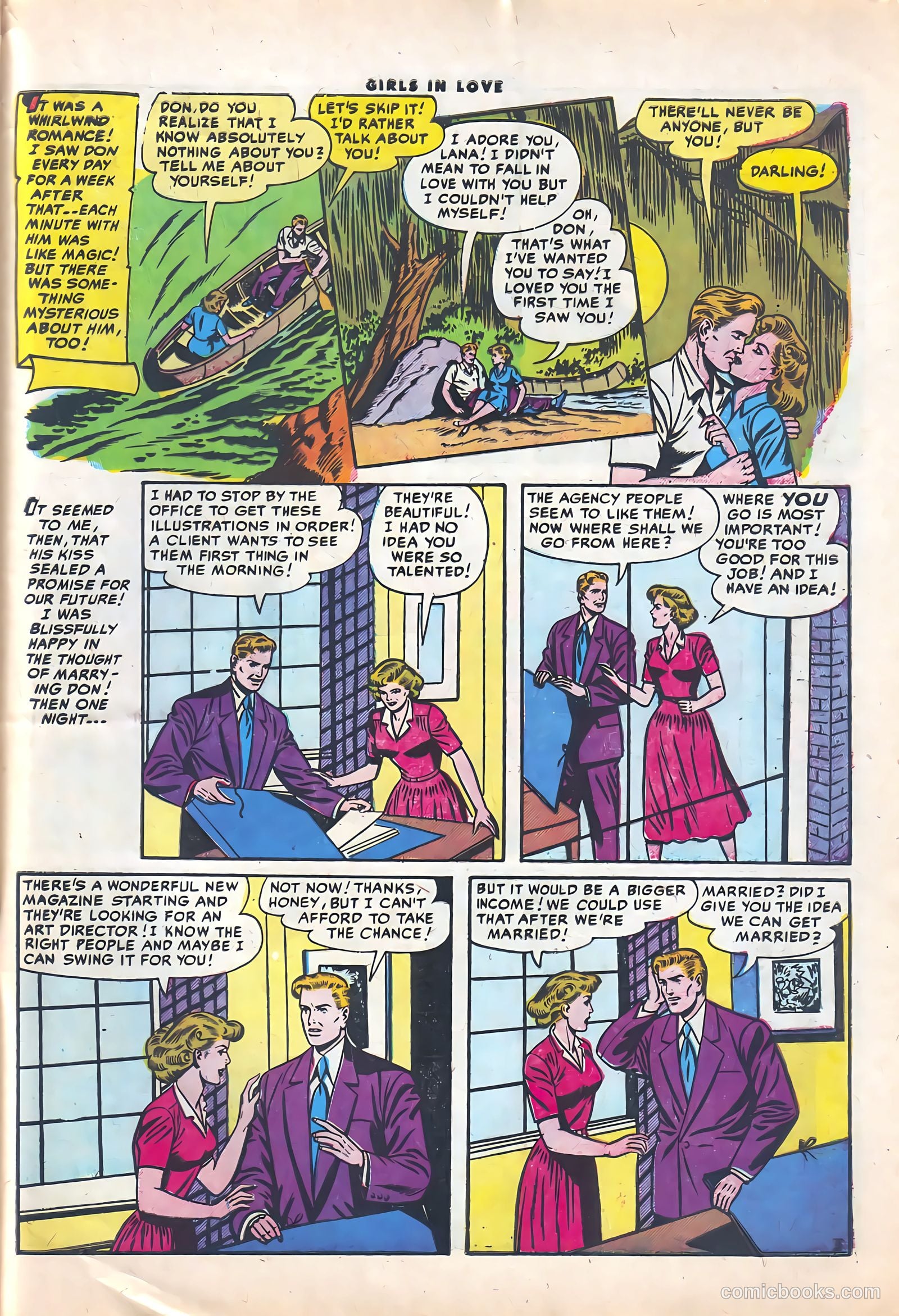 Girls in Love #50 (1956) — page 29 of 36