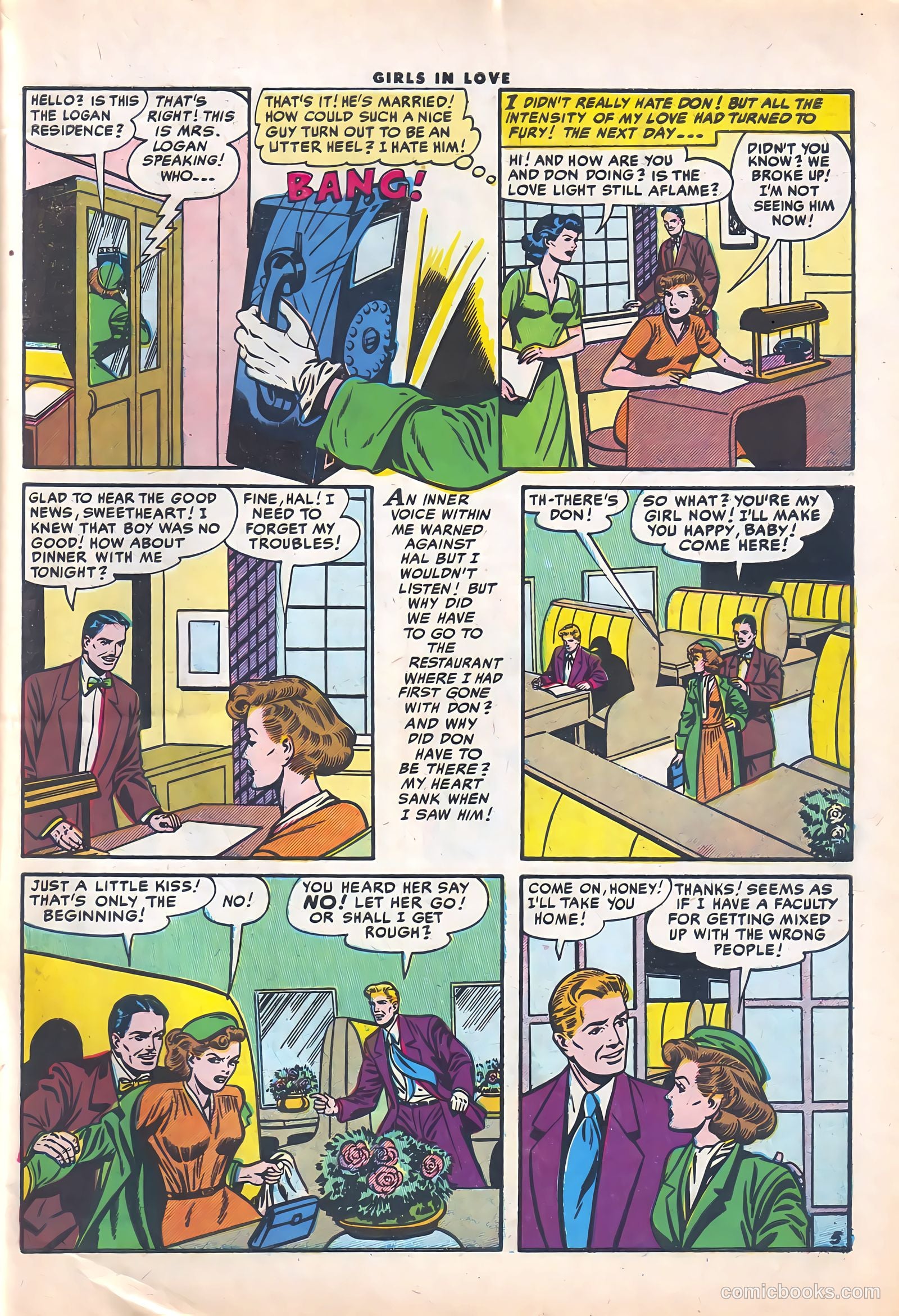 Girls in Love #50 (1956) — page 31 of 36
