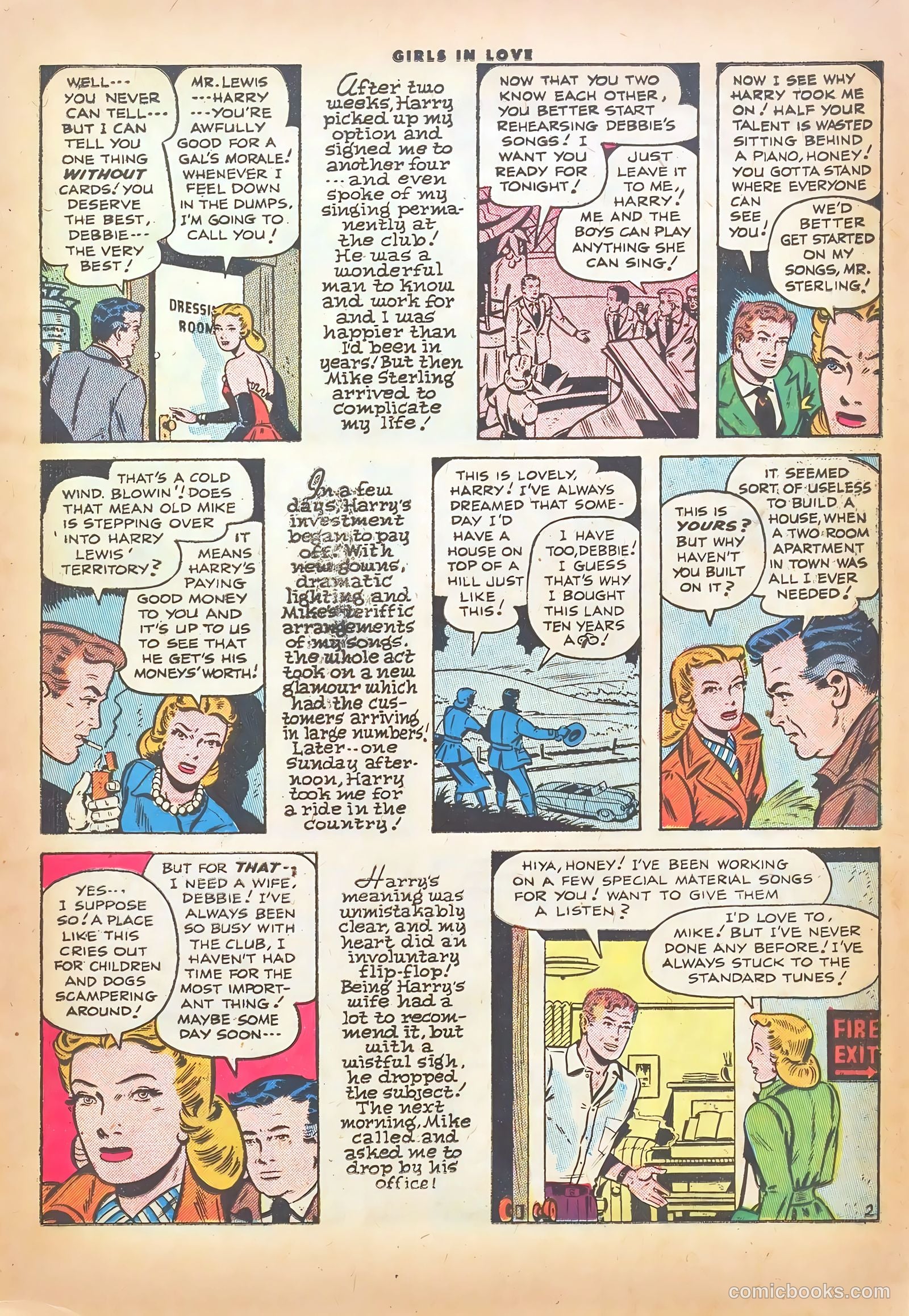Girls in Love #51 (1956) — page 13 of 36
