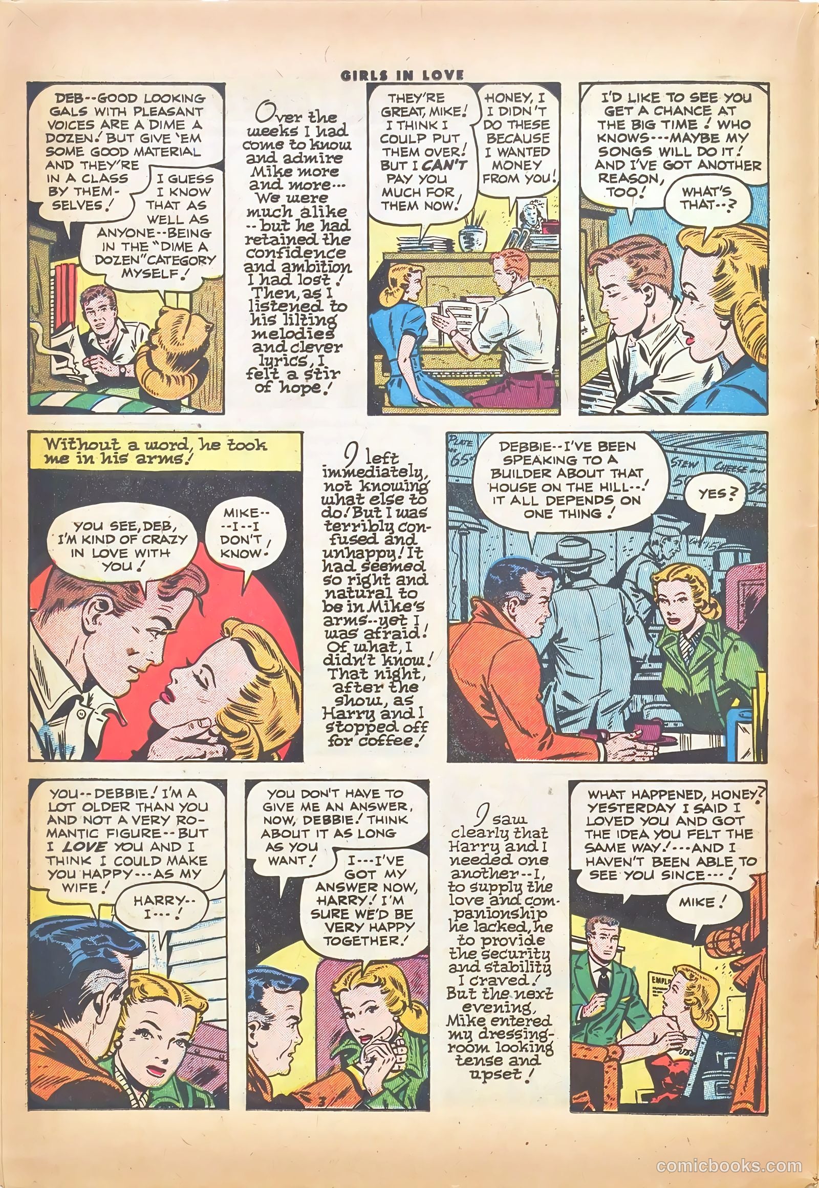 Girls in Love #51 (1956) — page 14 of 36