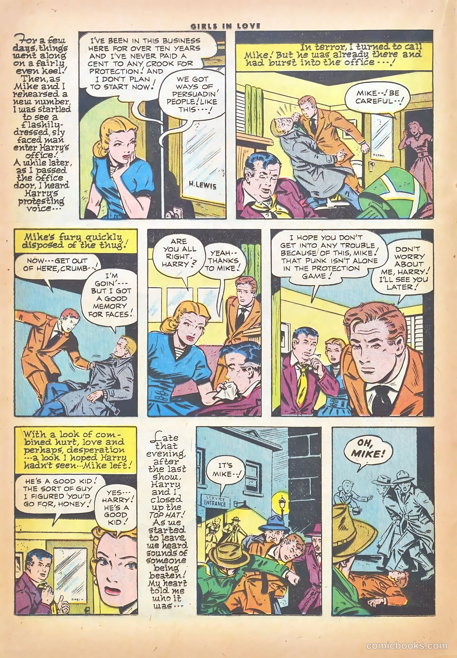 Girls in Love #51 (1956) — page 16 of 36