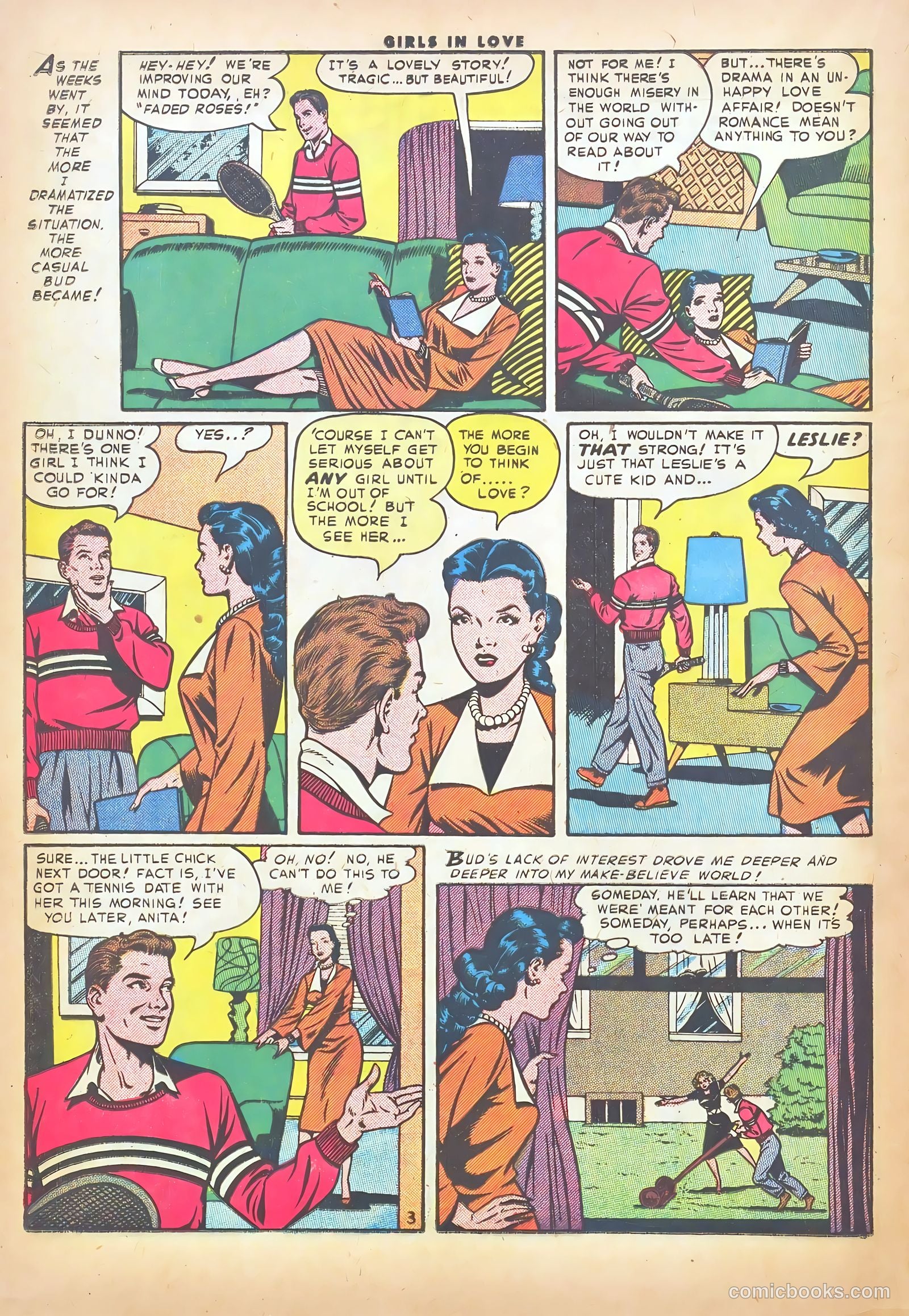 Girls in Love #51 (1956) — page 20 of 36