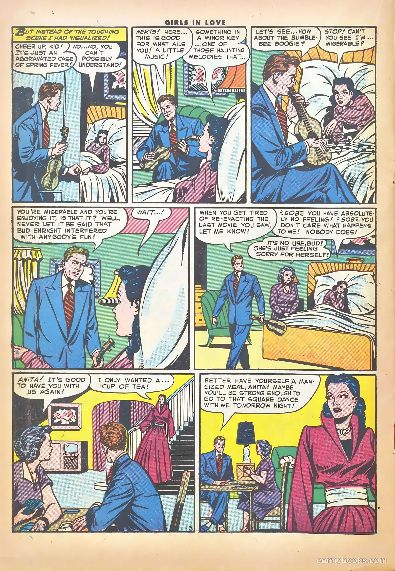 Girls in Love #51 (1956) — page 22 of 36