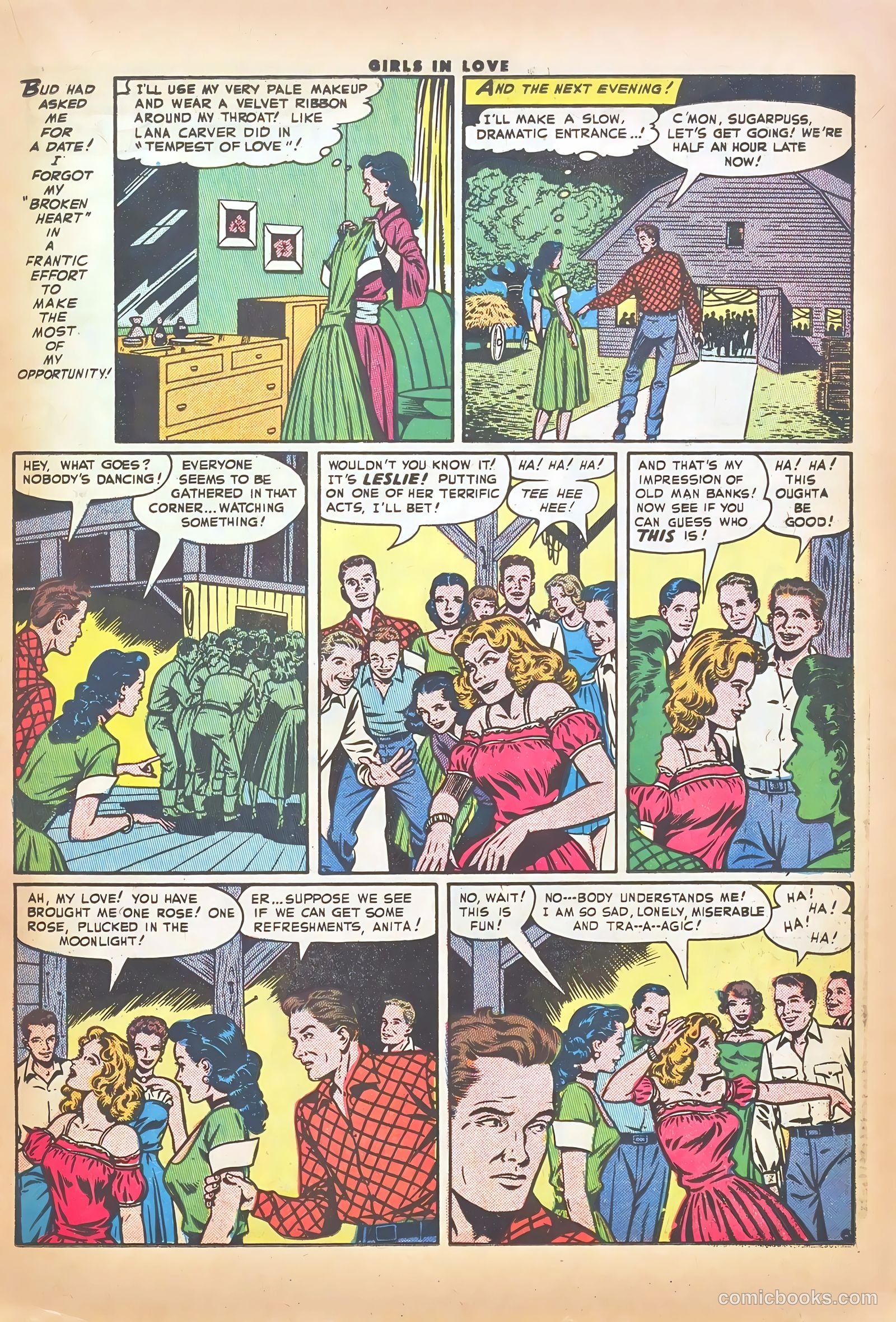 Girls in Love #51 (1956) — page 23 of 36