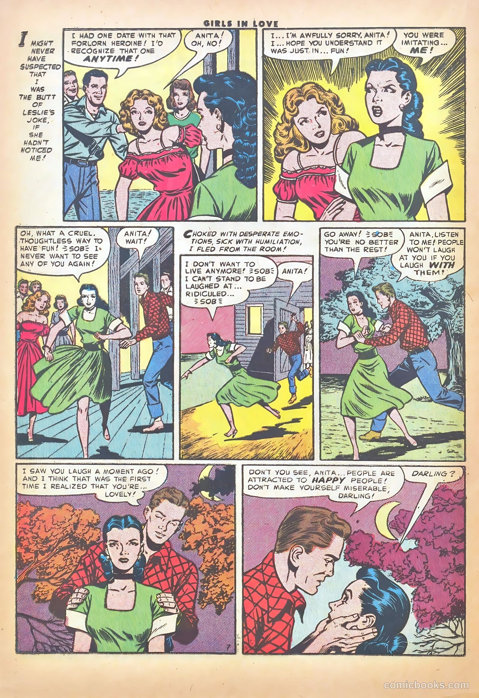Girls in Love #51 (1956) — page 24 of 36