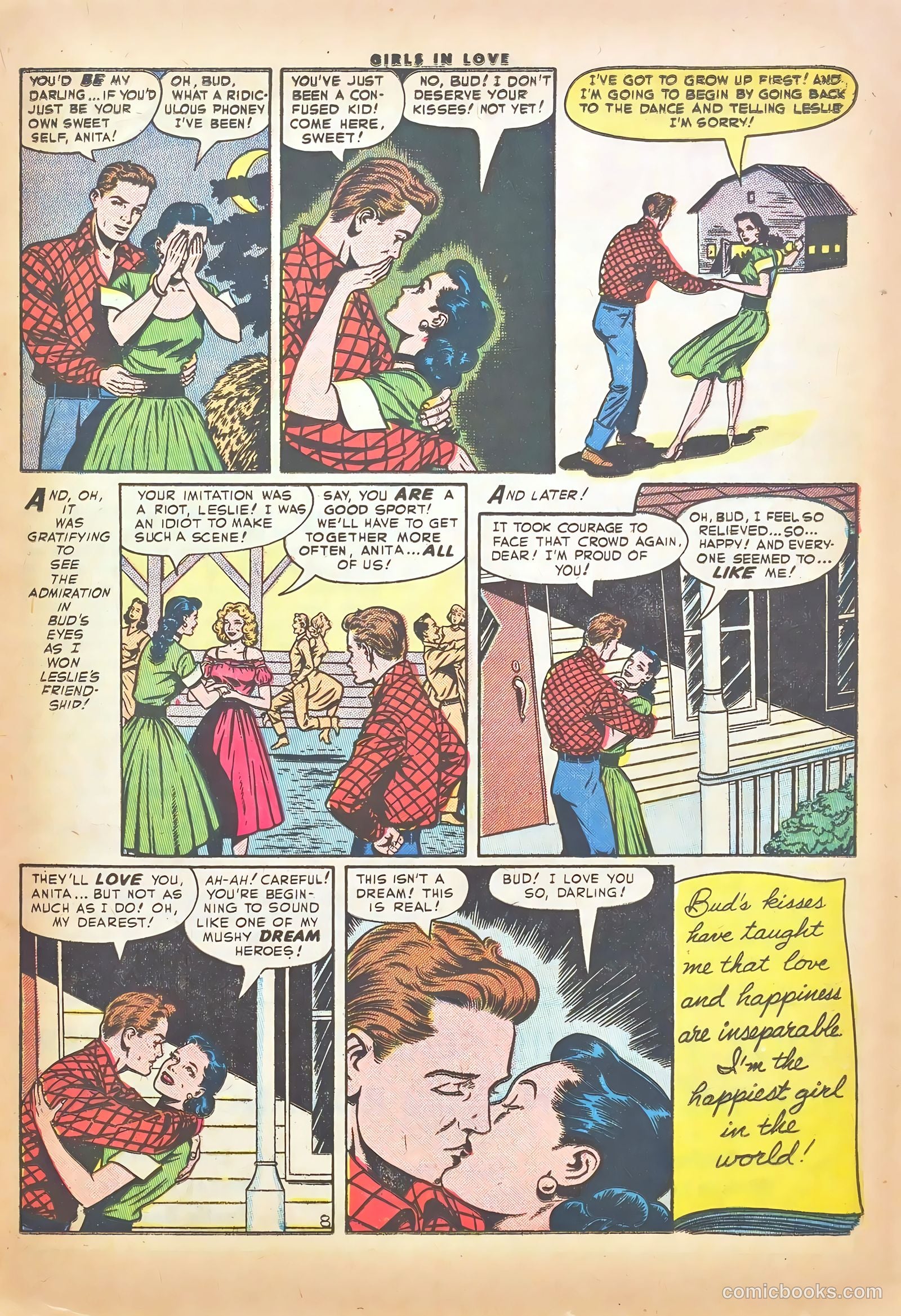 Girls in Love #51 (1956) — page 25 of 36