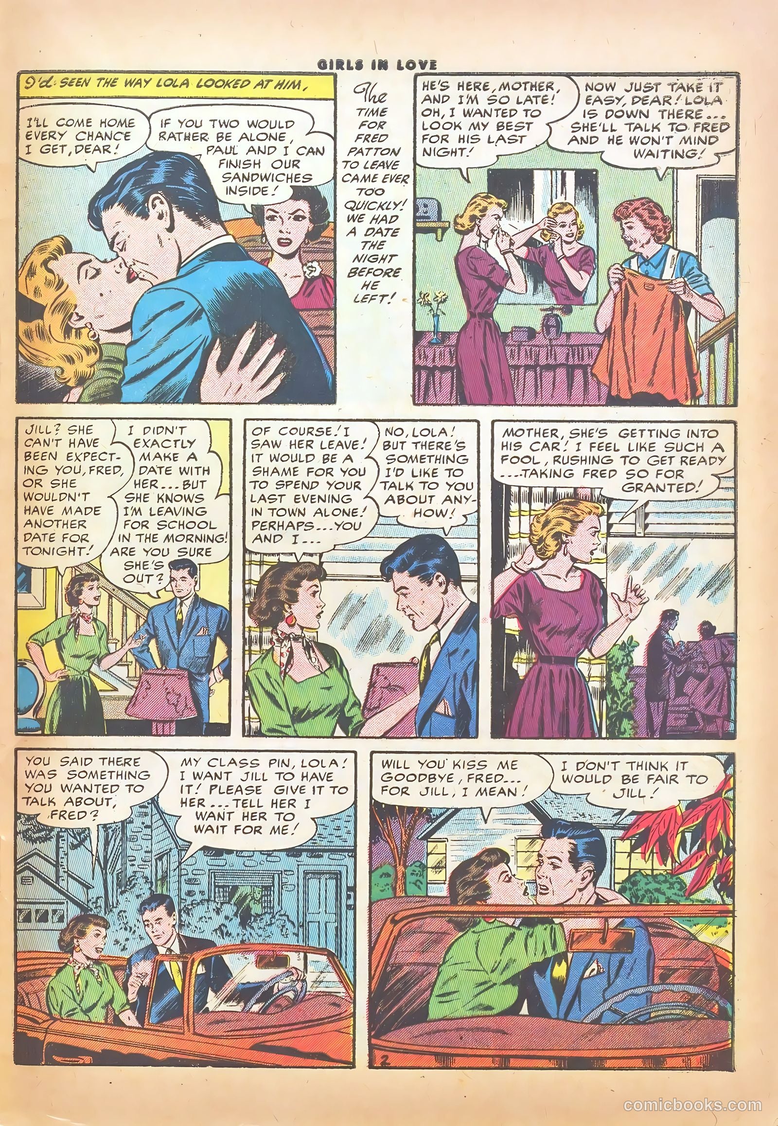 Girls in Love #51 (1956) — page 29 of 36