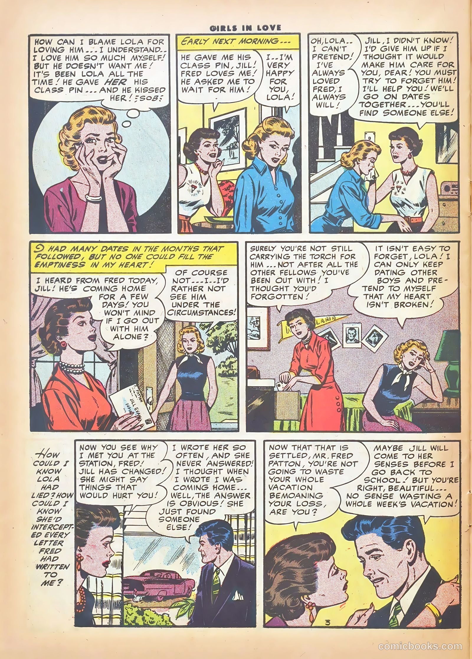 Girls in Love #51 (1956) — page 30 of 36