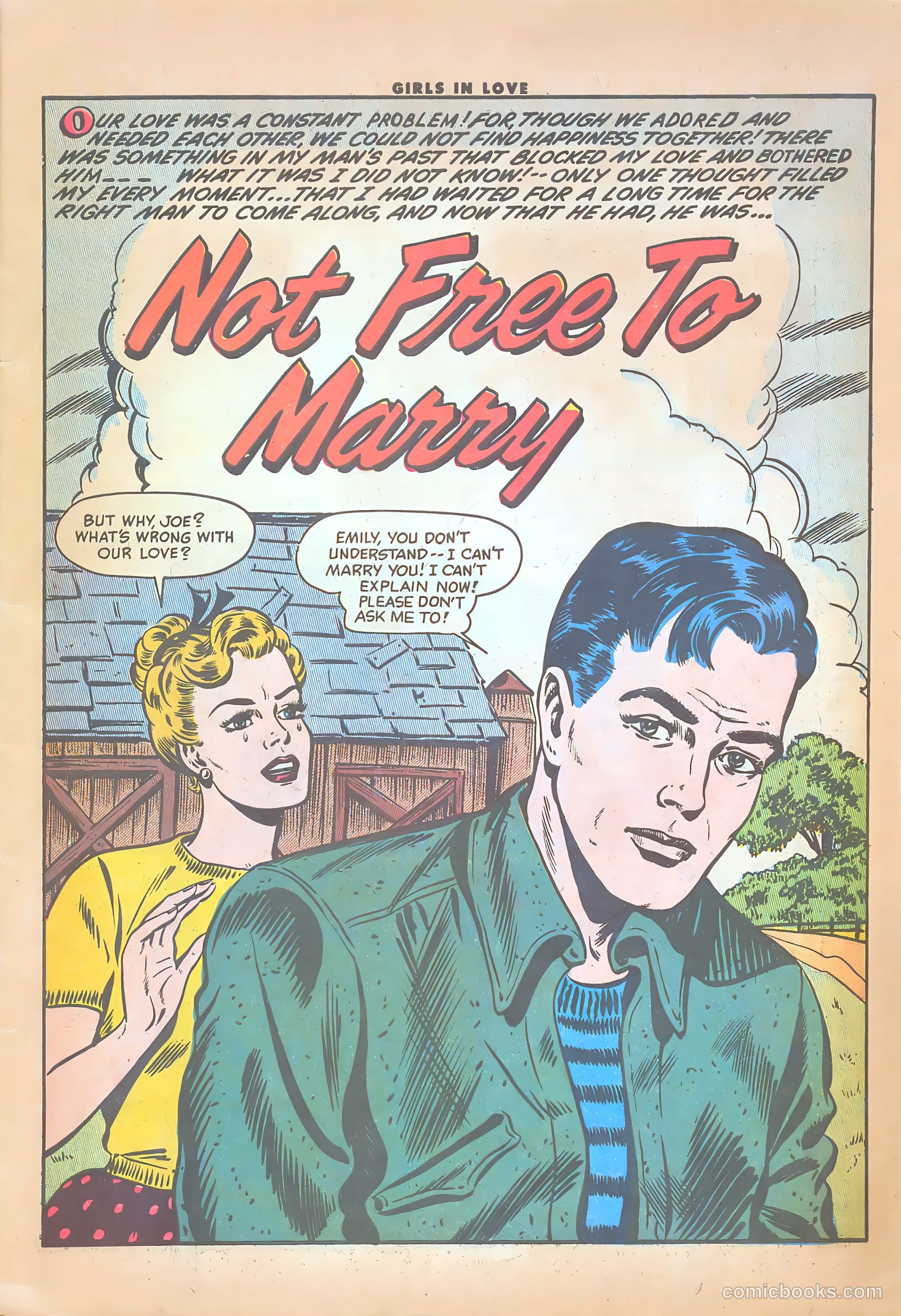 Girls in Love #52 (1956) — page 3 of 37