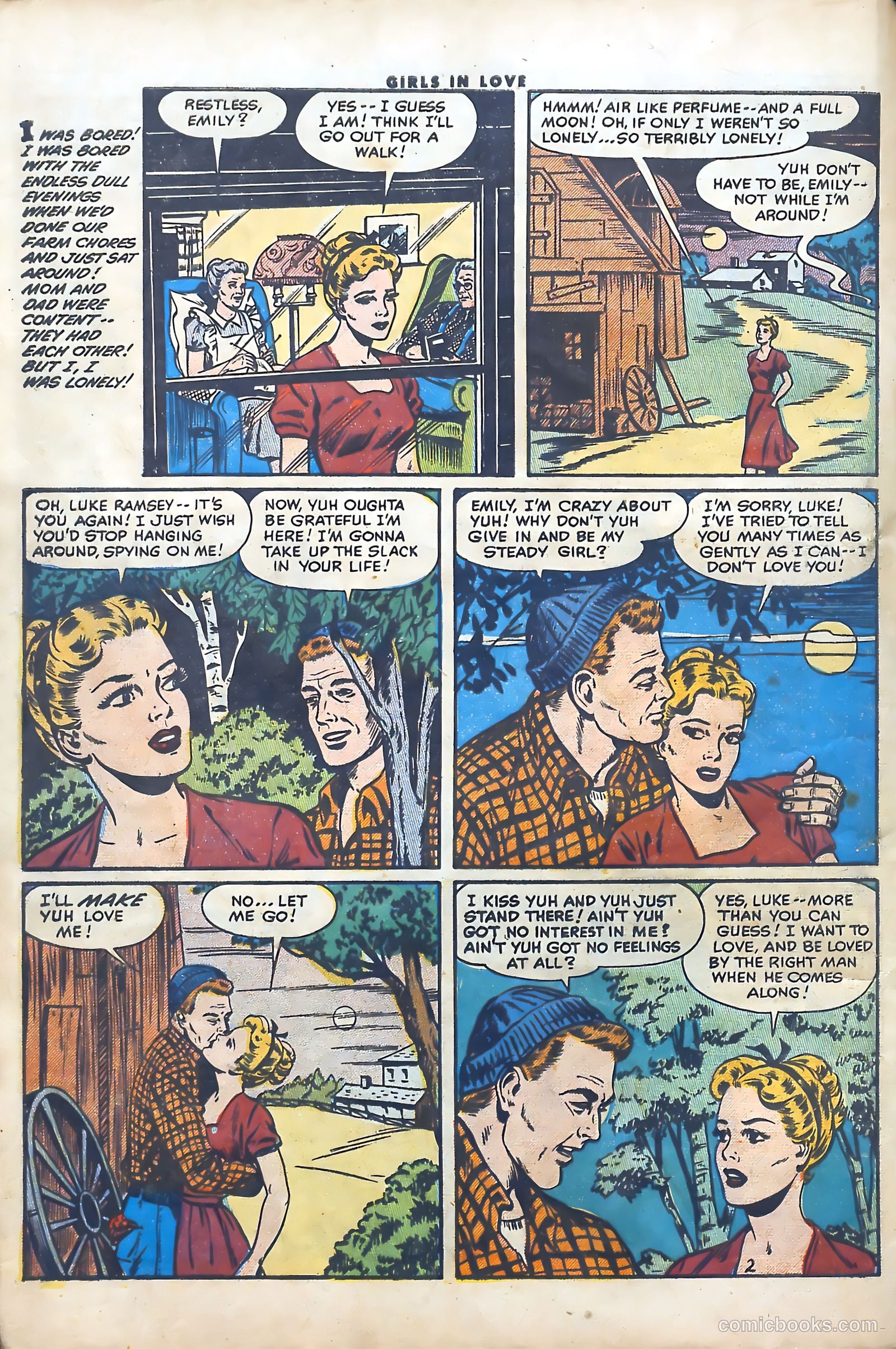 Girls in Love #52 (1956) — page 4 of 37