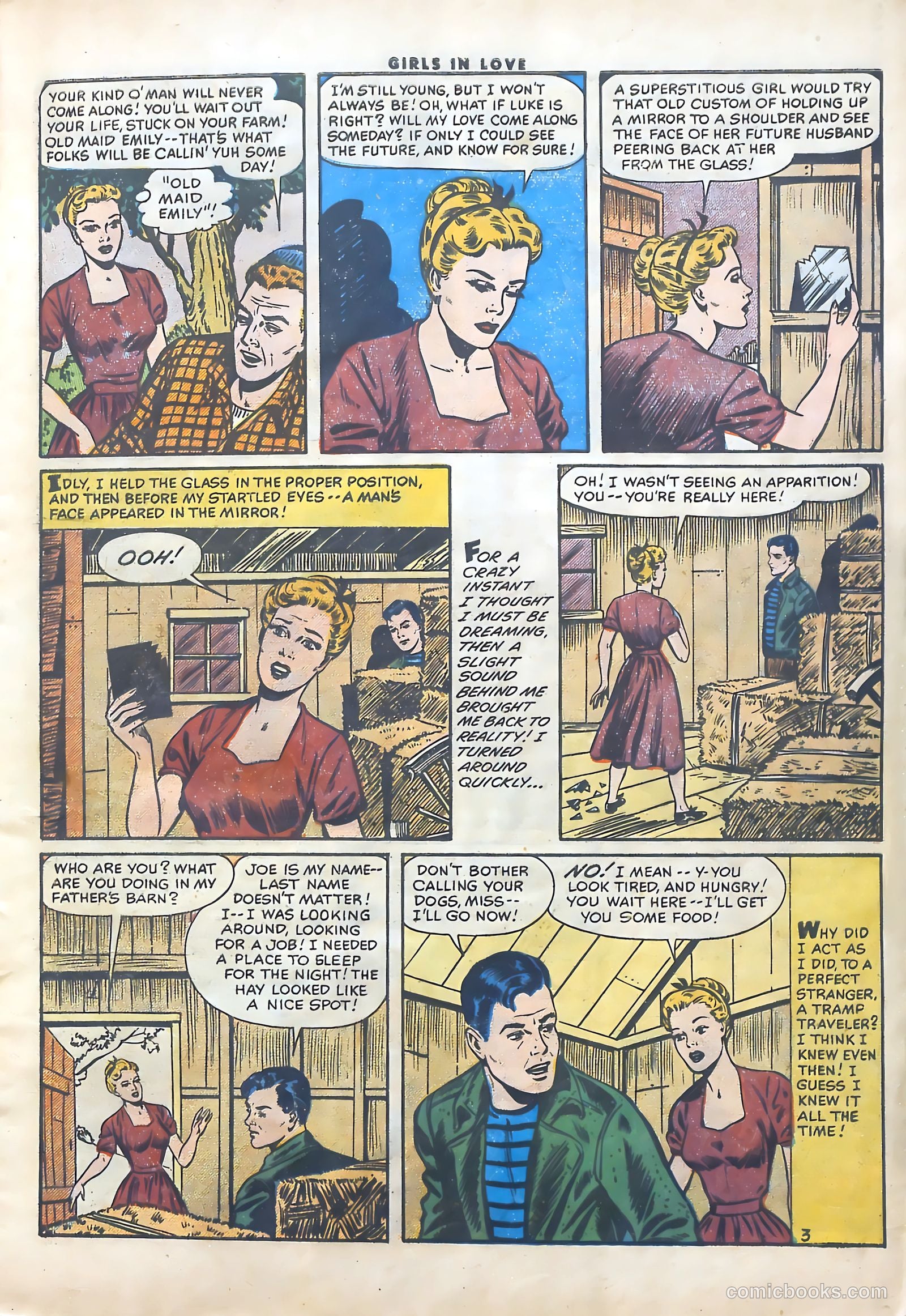Girls in Love #52 (1956) — page 5 of 37