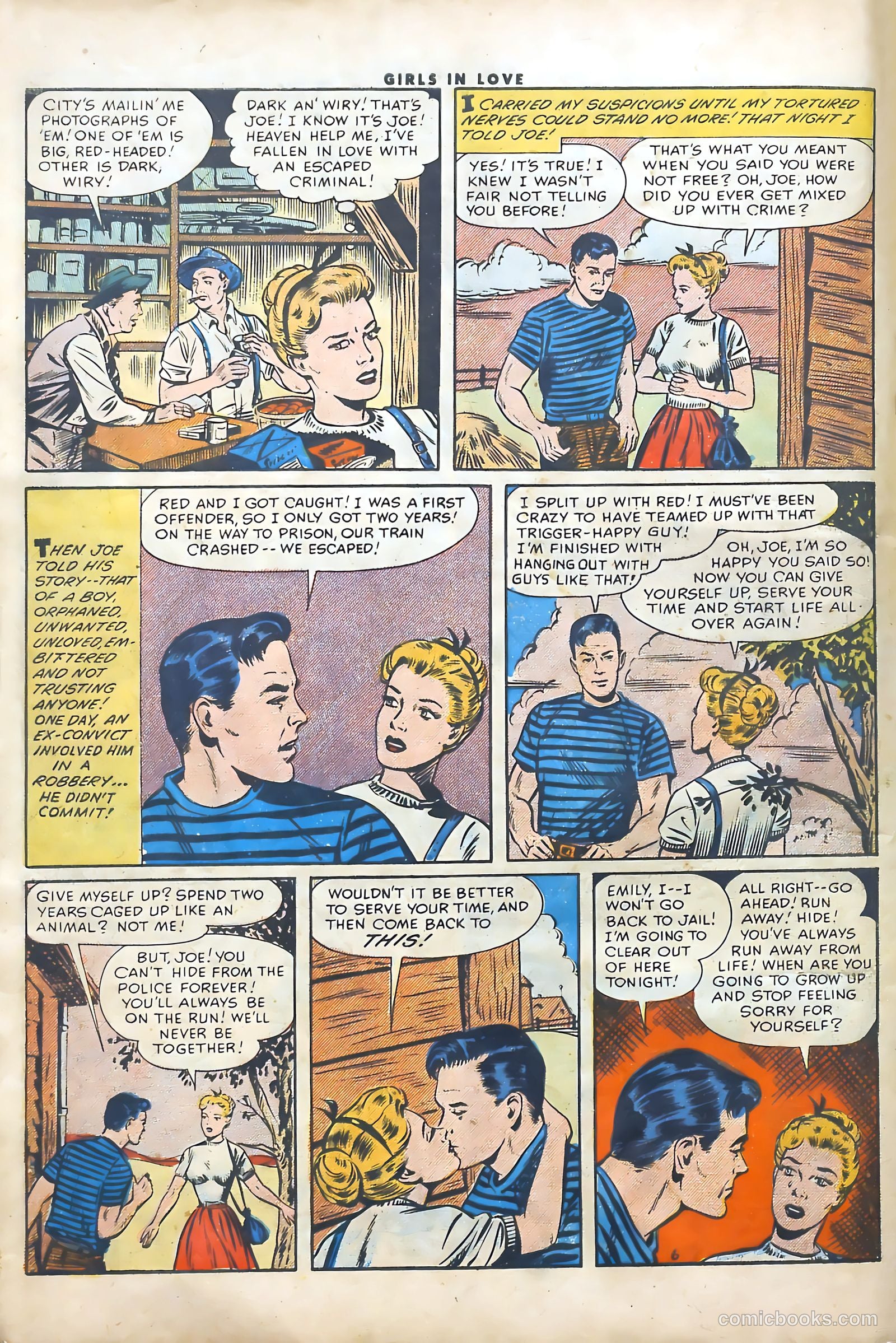 Girls in Love #52 (1956) — page 8 of 37