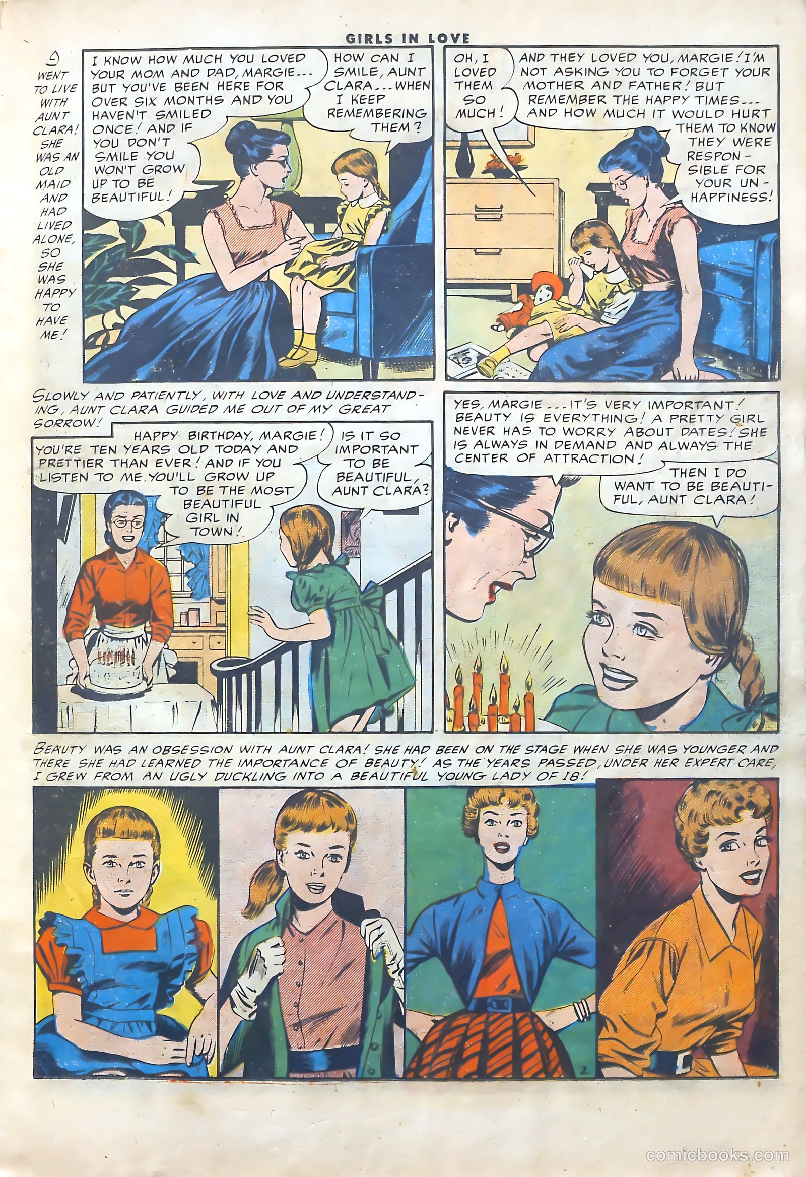 Girls in Love #52 (1956) — page 13 of 37