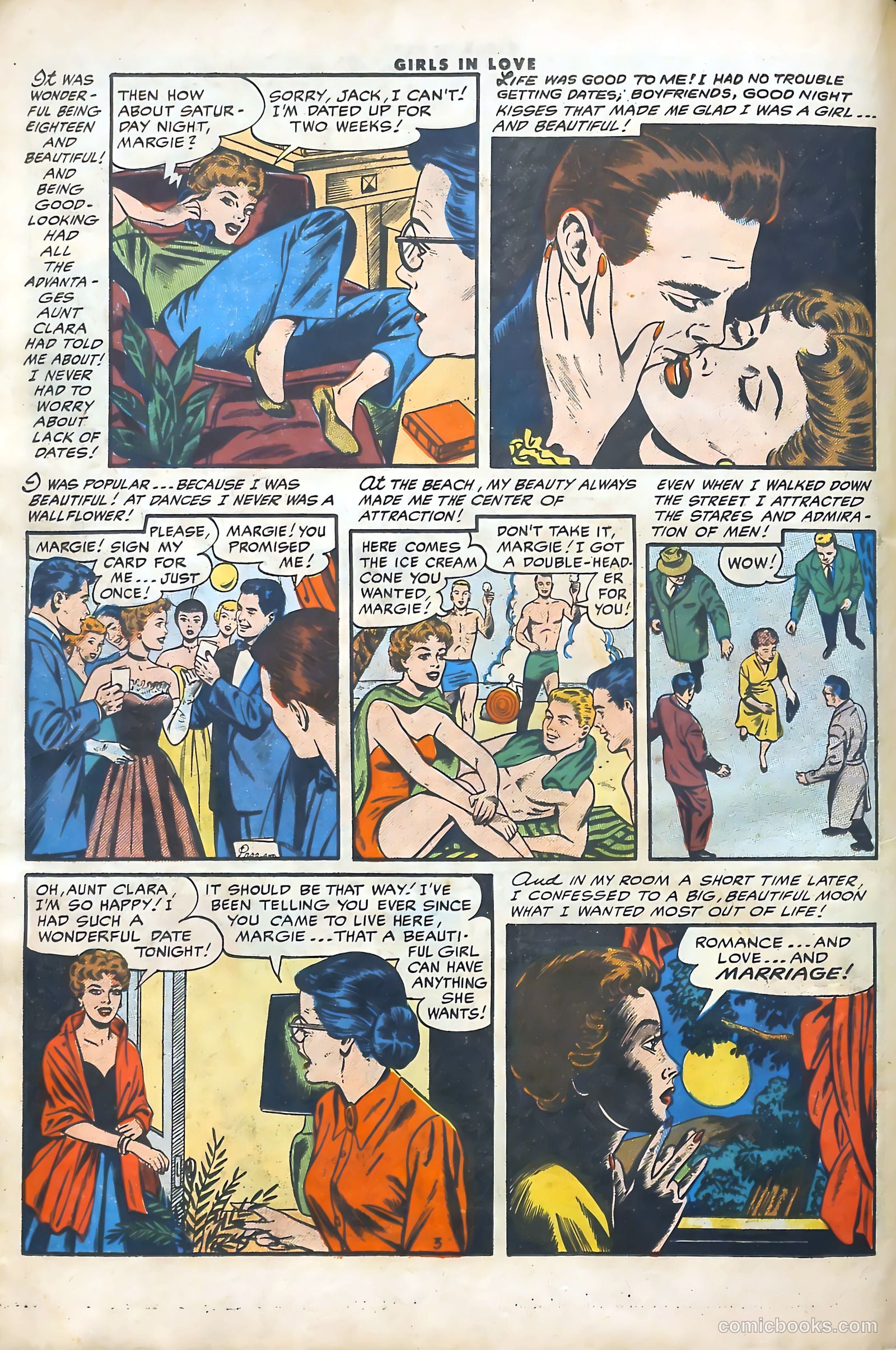 Girls in Love #52 (1956) — page 14 of 37