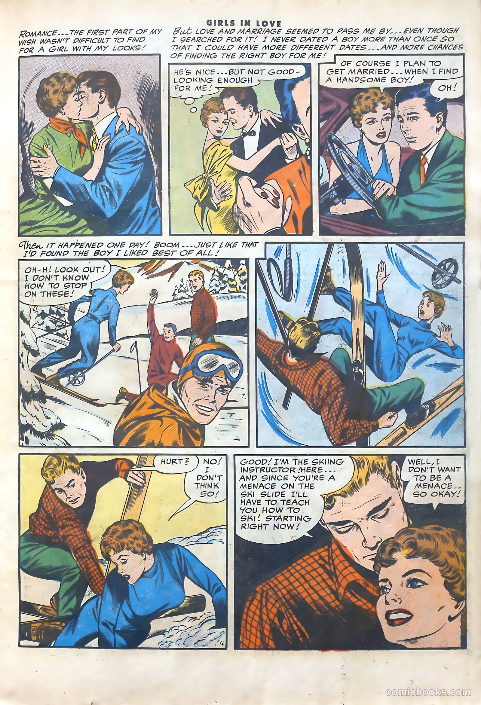 Girls in Love #52 (1956) — page 15 of 37