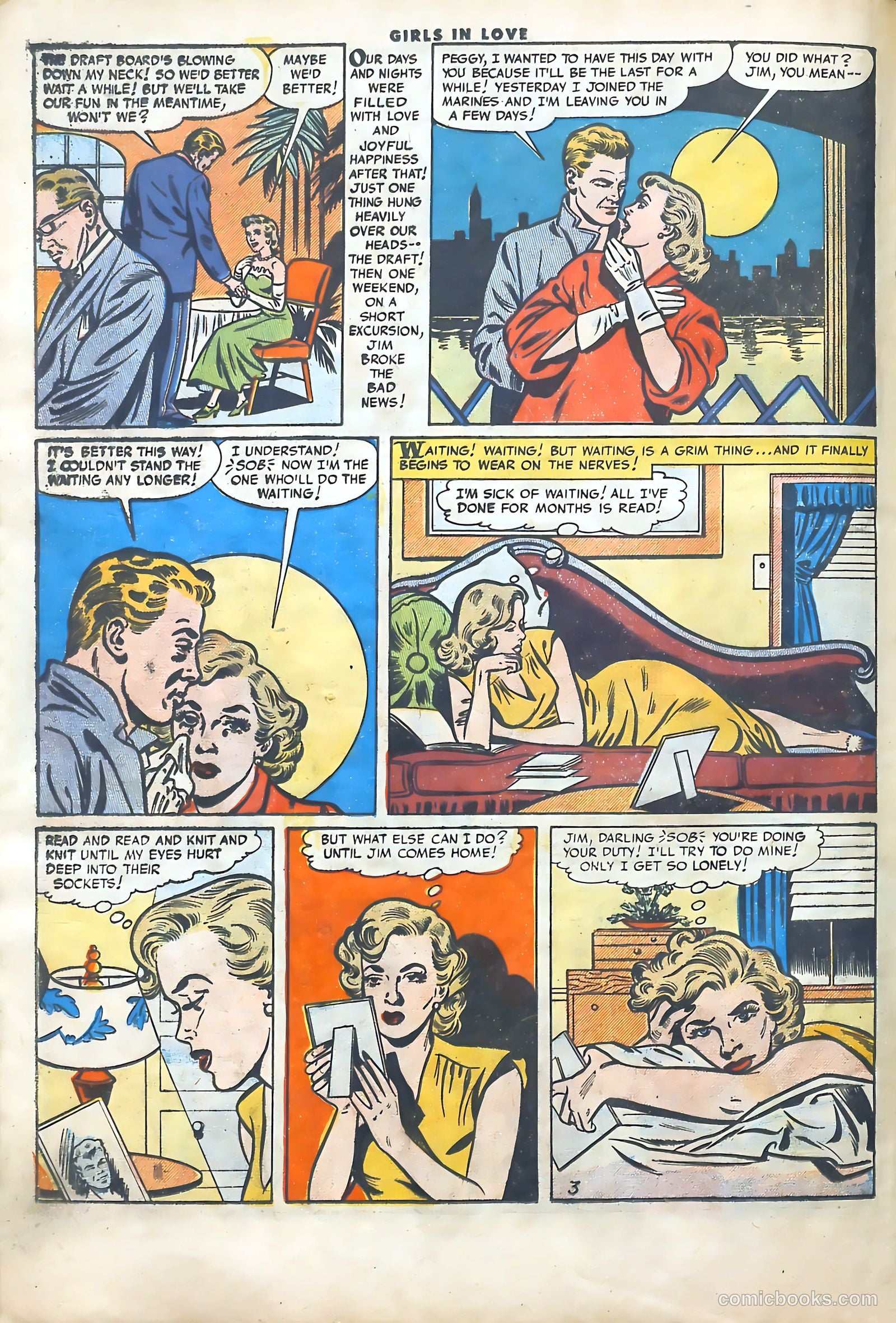 Girls in Love #52 (1956) — page 20 of 37