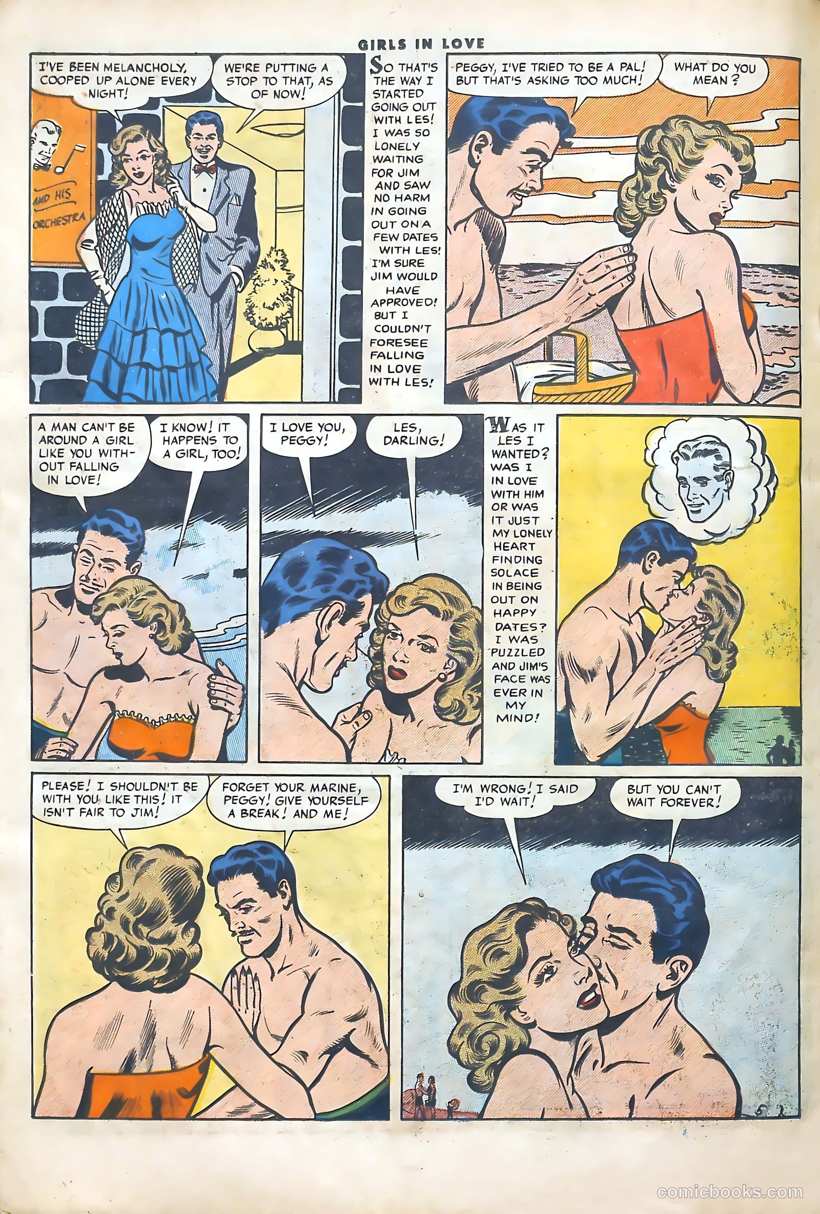 Girls in Love #52 (1956) — page 22 of 37