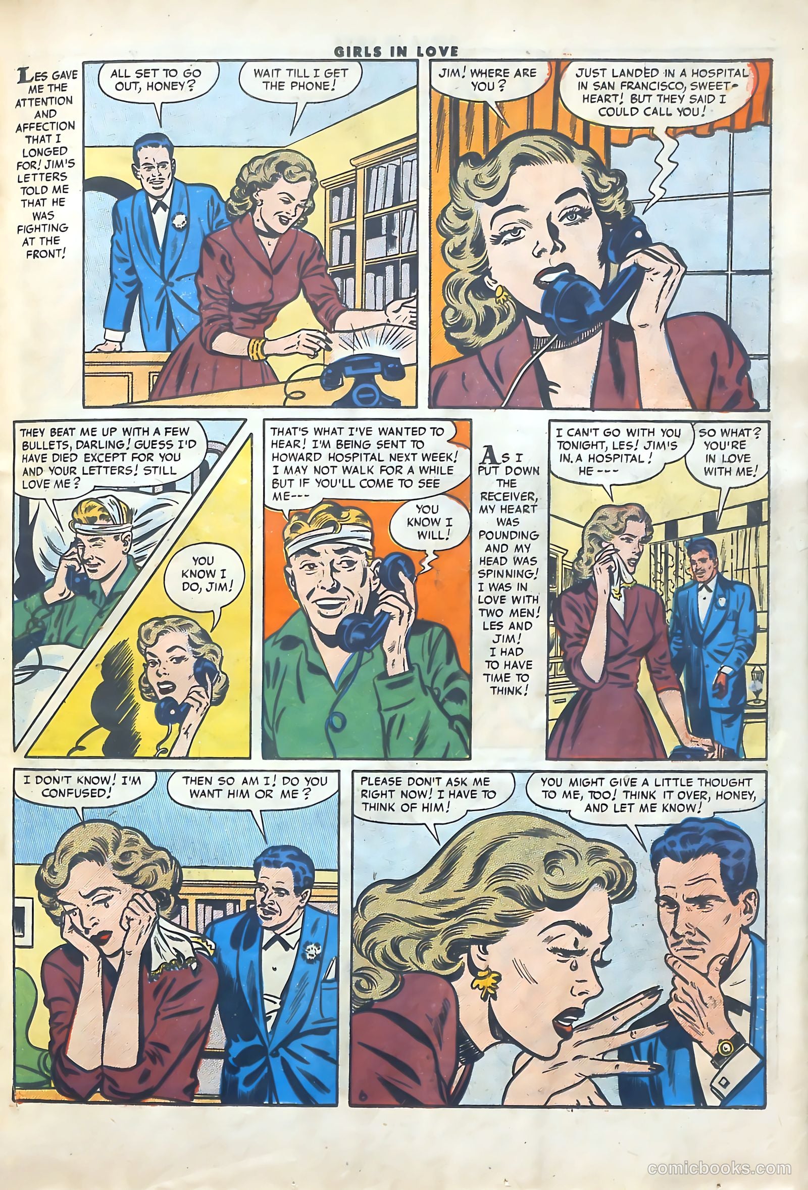 Girls in Love #52 (1956) — page 23 of 37