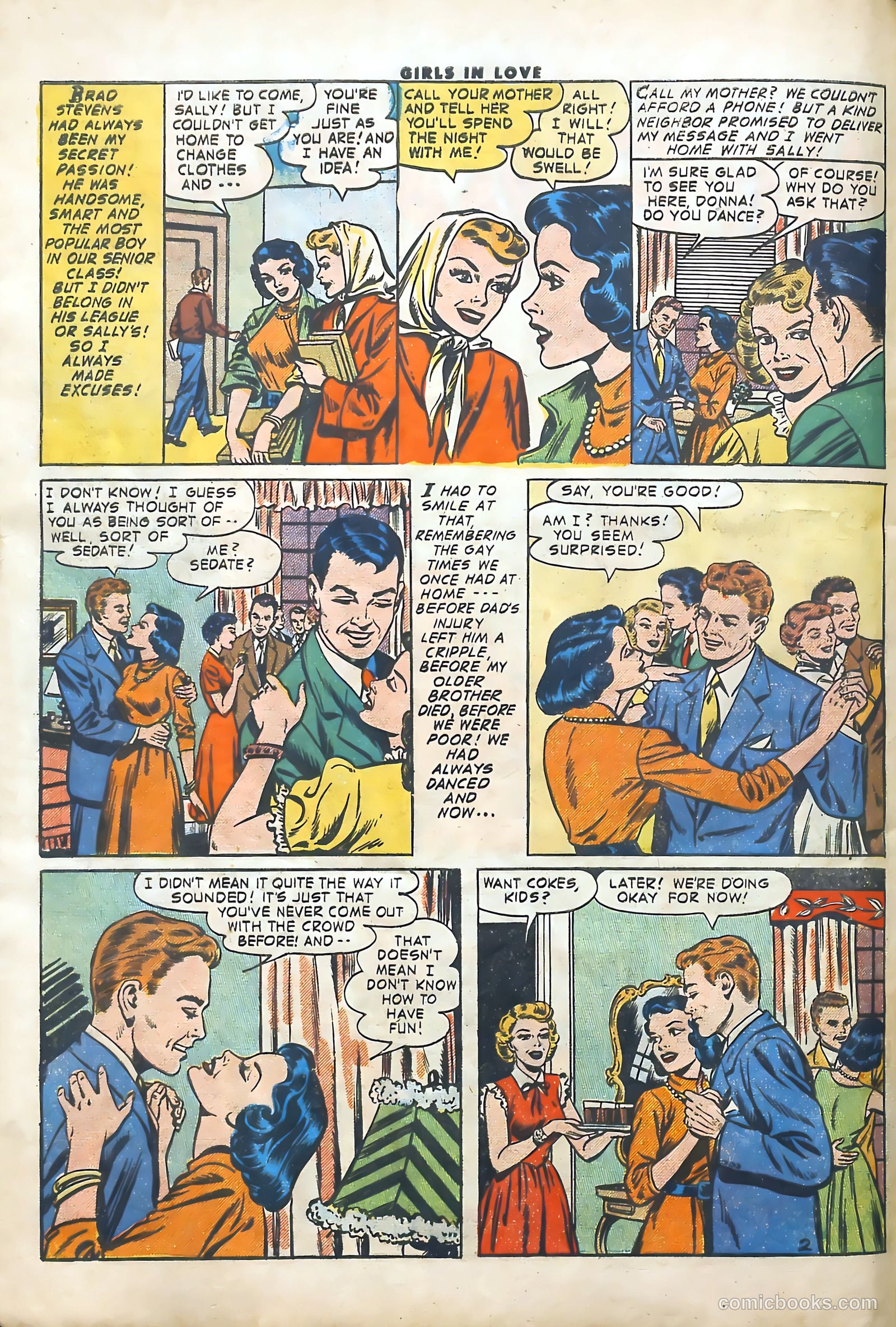 Girls in Love #52 (1956) — page 28 of 37