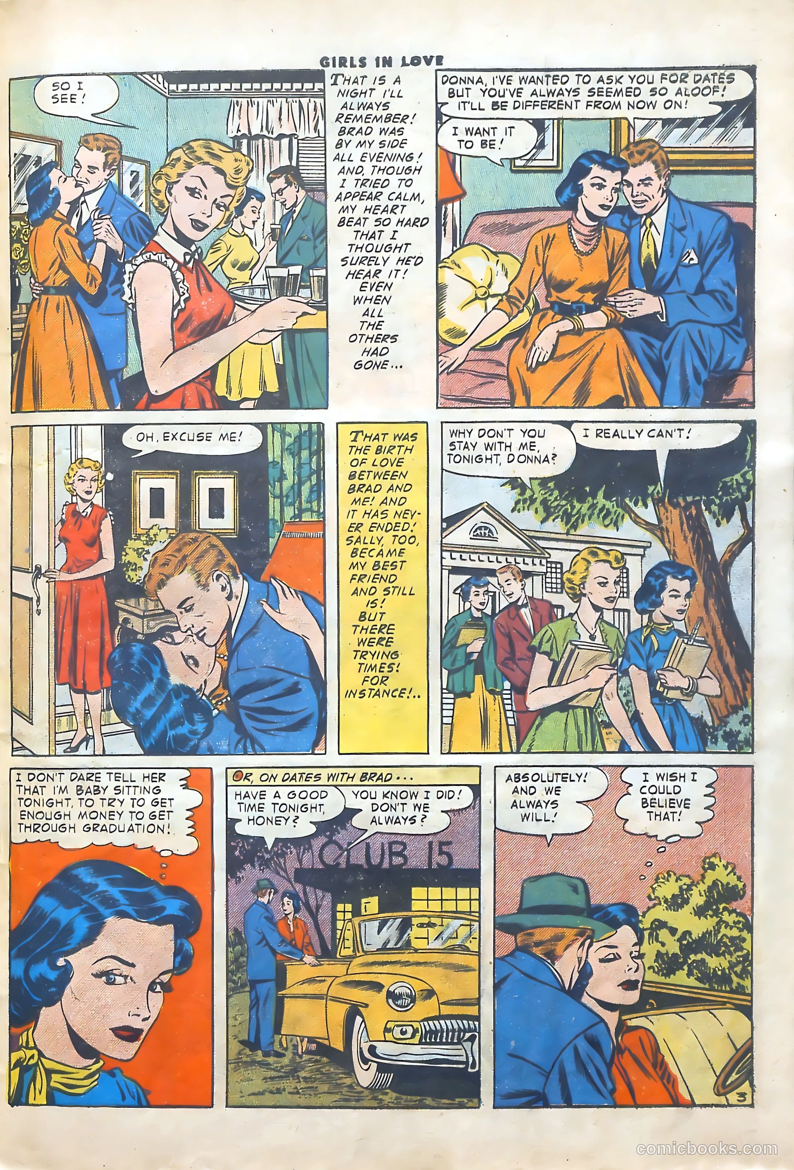 Girls in Love #52 (1956) — page 29 of 37