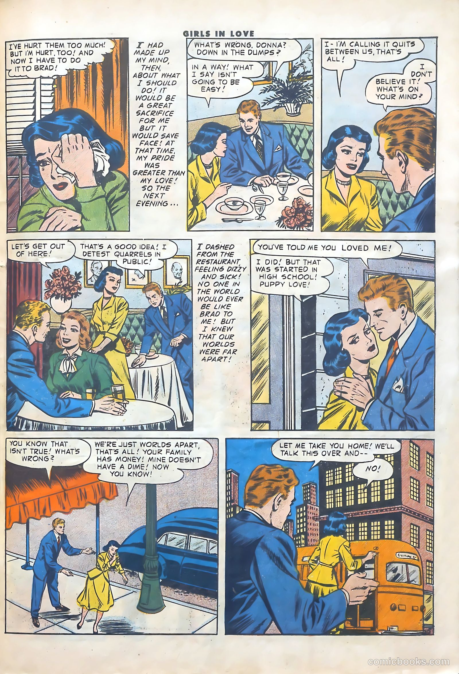 Girls in Love #52 (1956) — page 31 of 37