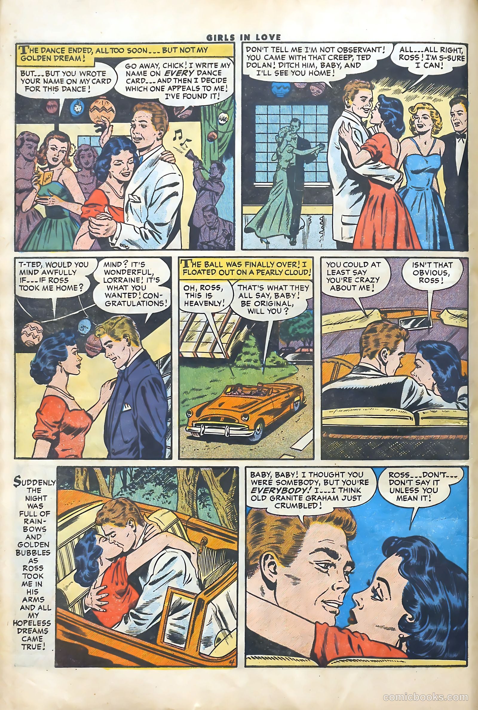 Girls in Love #53 (1956) — page 6 of 36