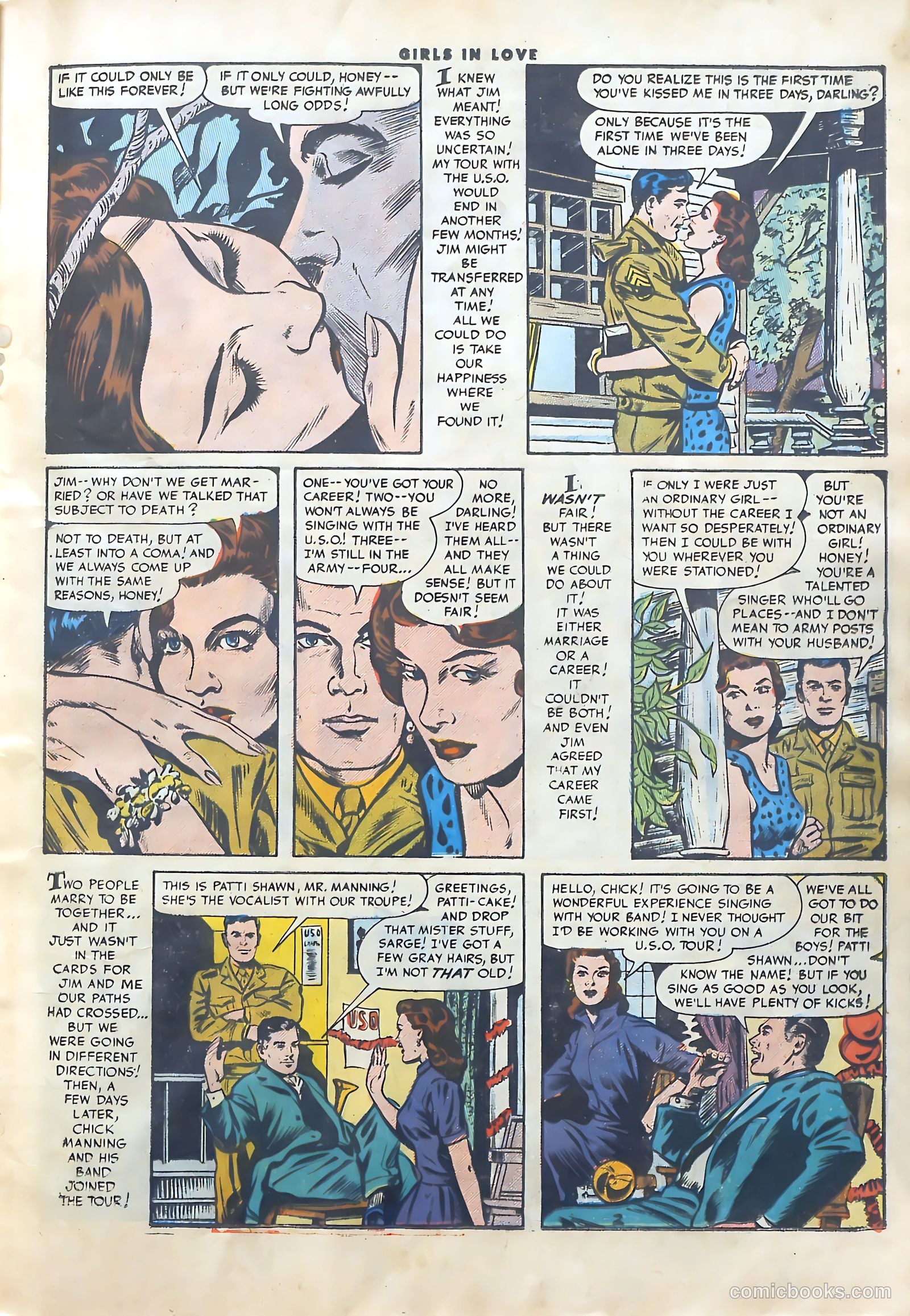Girls in Love #53 (1956) — page 13 of 36