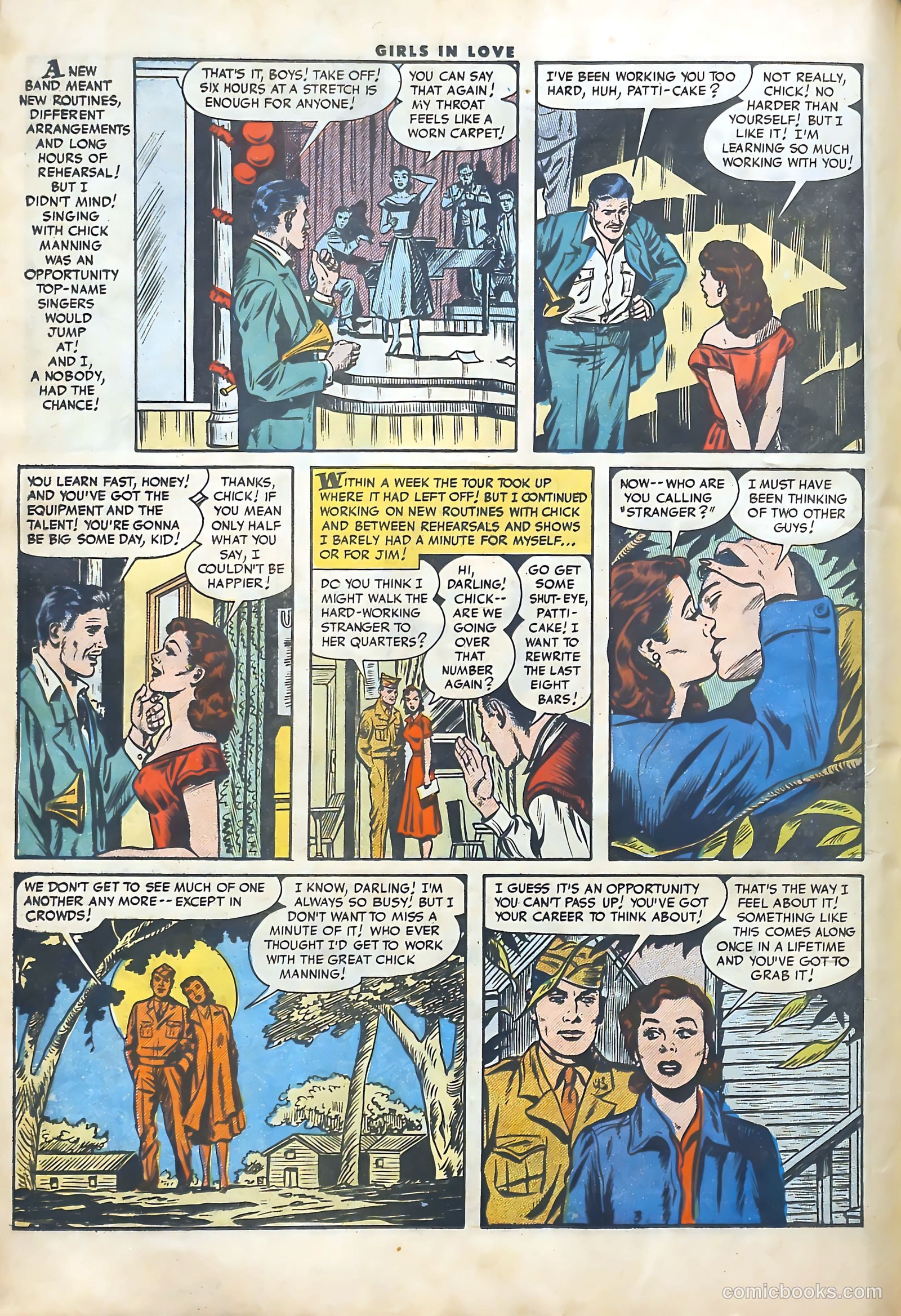 Girls in Love #53 (1956) — page 14 of 36