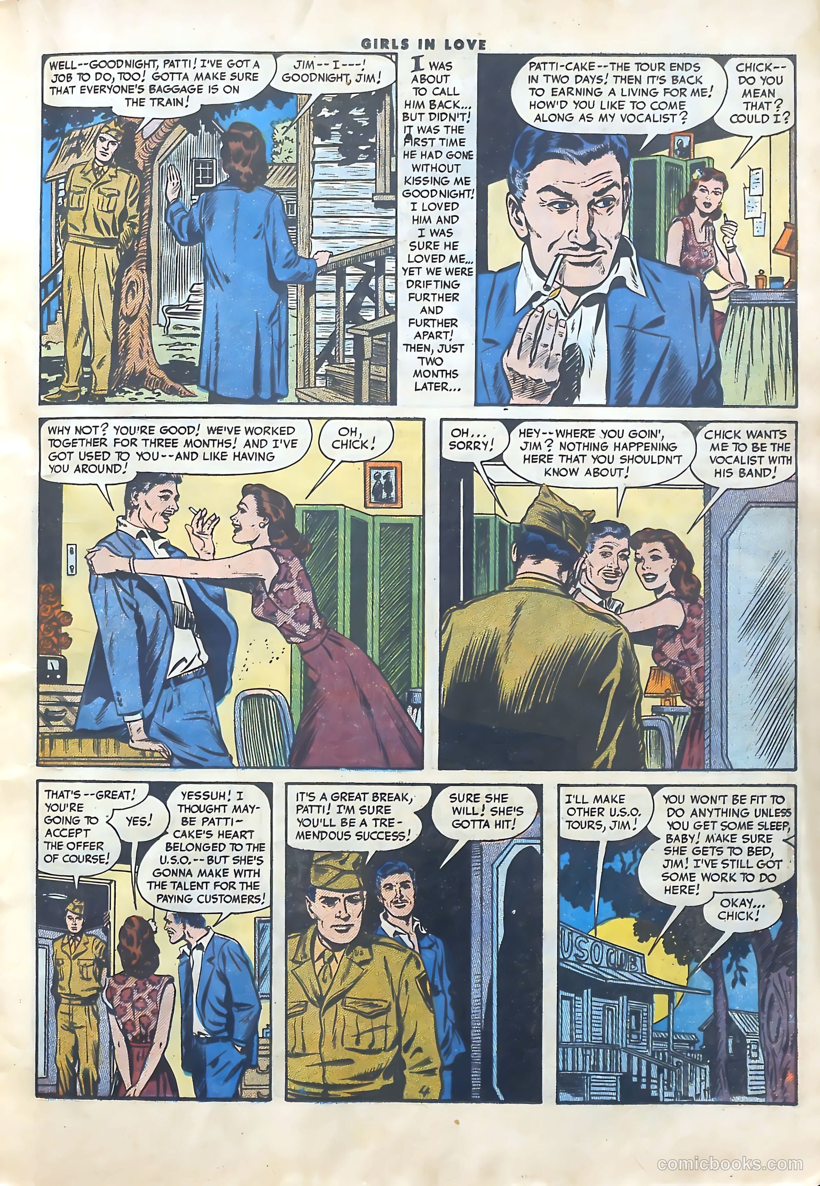 Girls in Love #53 (1956) — page 15 of 36