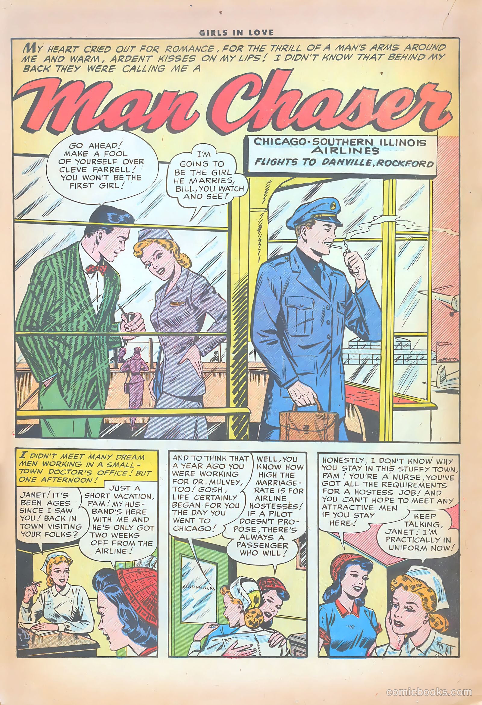 Girls in Love #53 (1956) — page 18 of 36