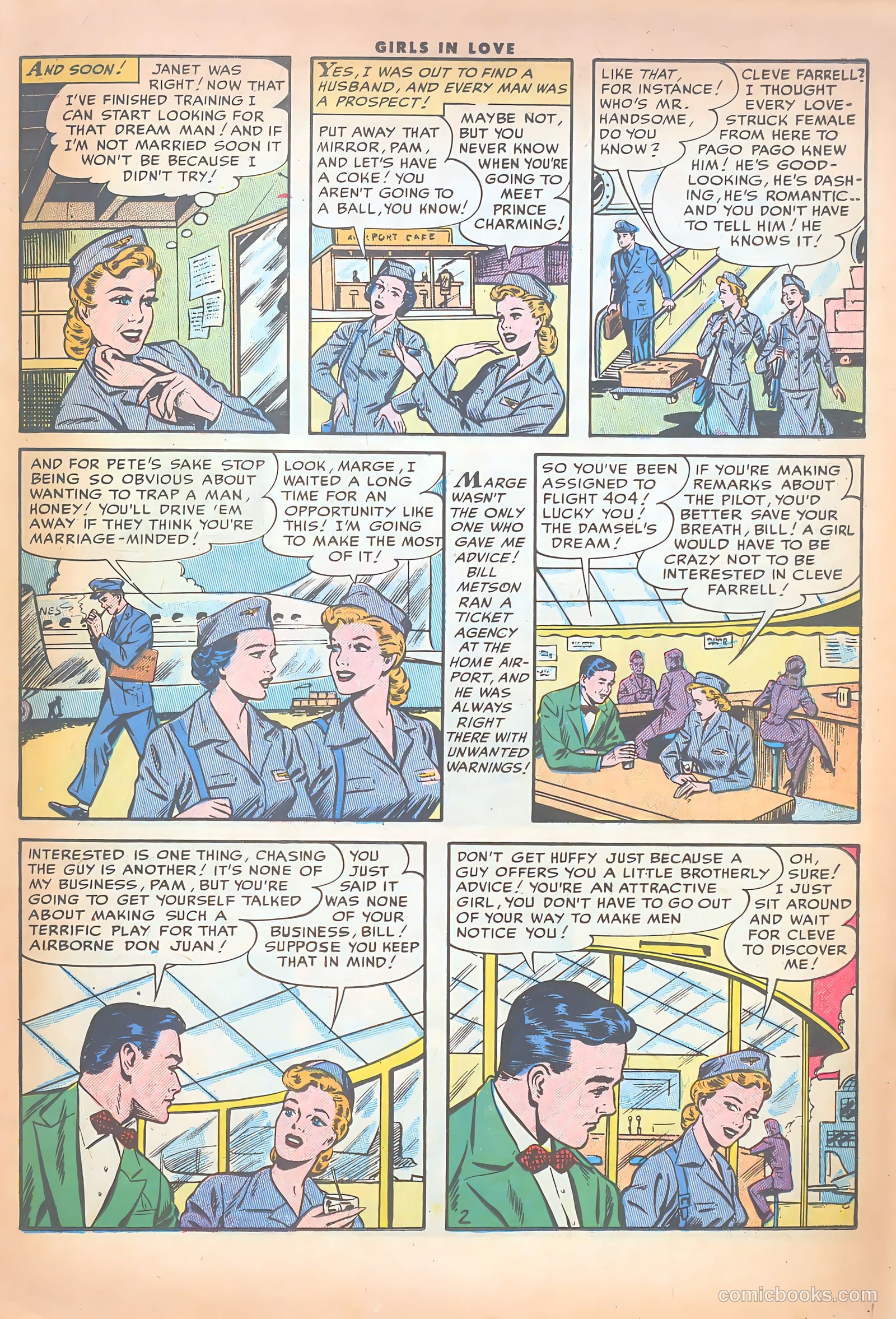 Girls in Love #53 (1956) — page 19 of 36