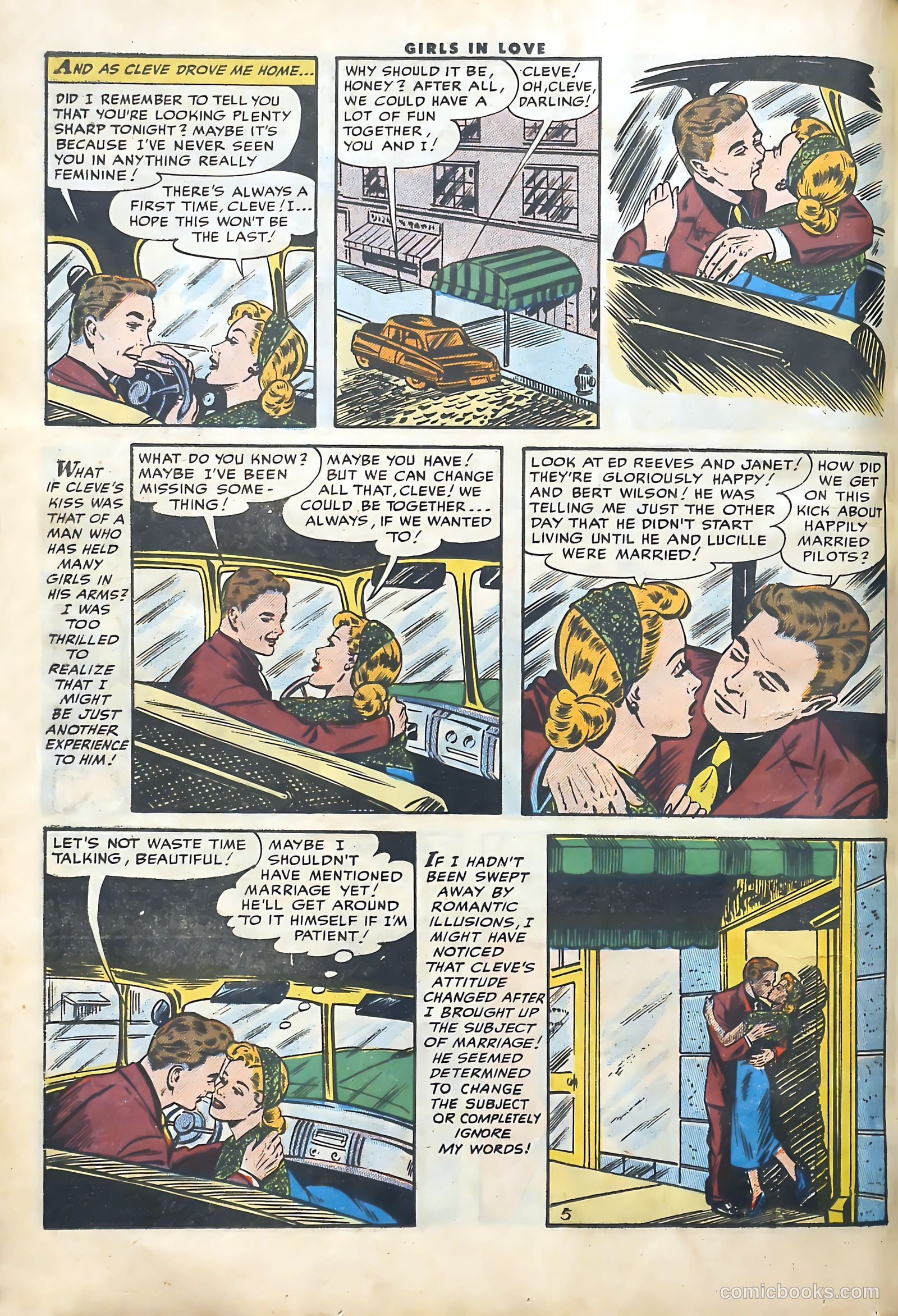 Girls in Love #53 (1956) — page 22 of 36