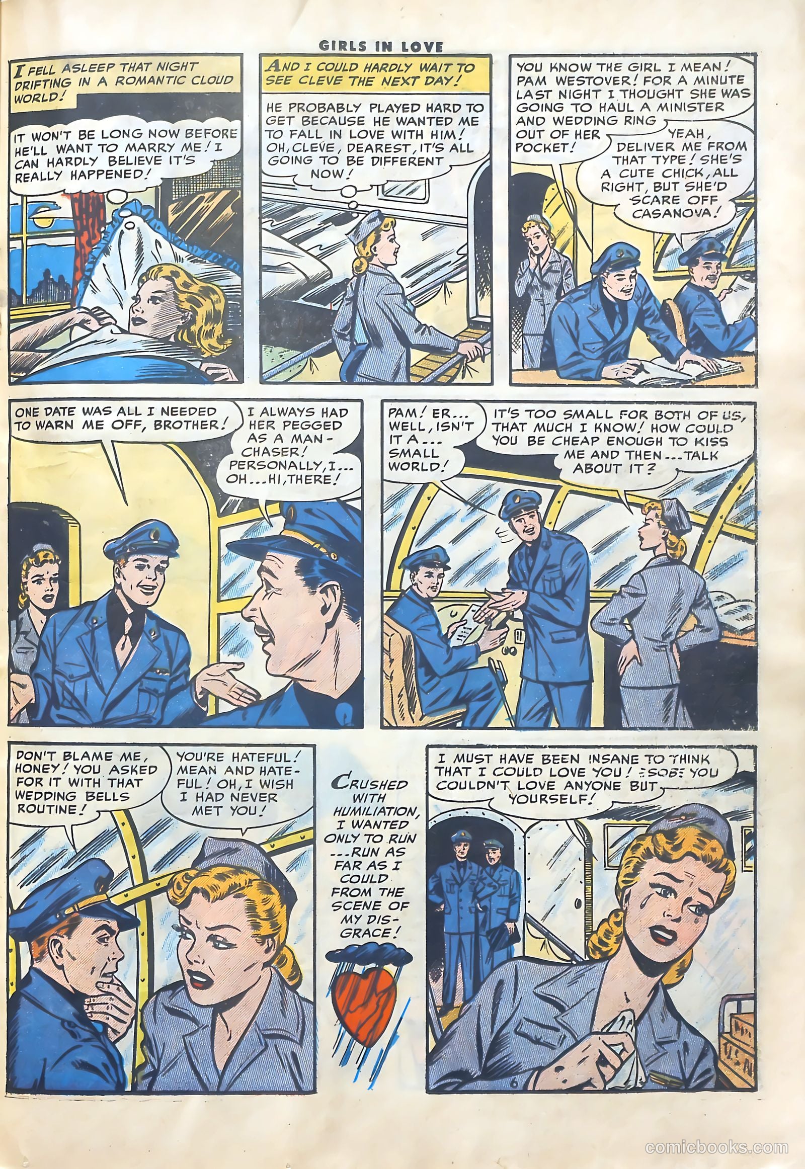 Girls in Love #53 (1956) — page 23 of 36