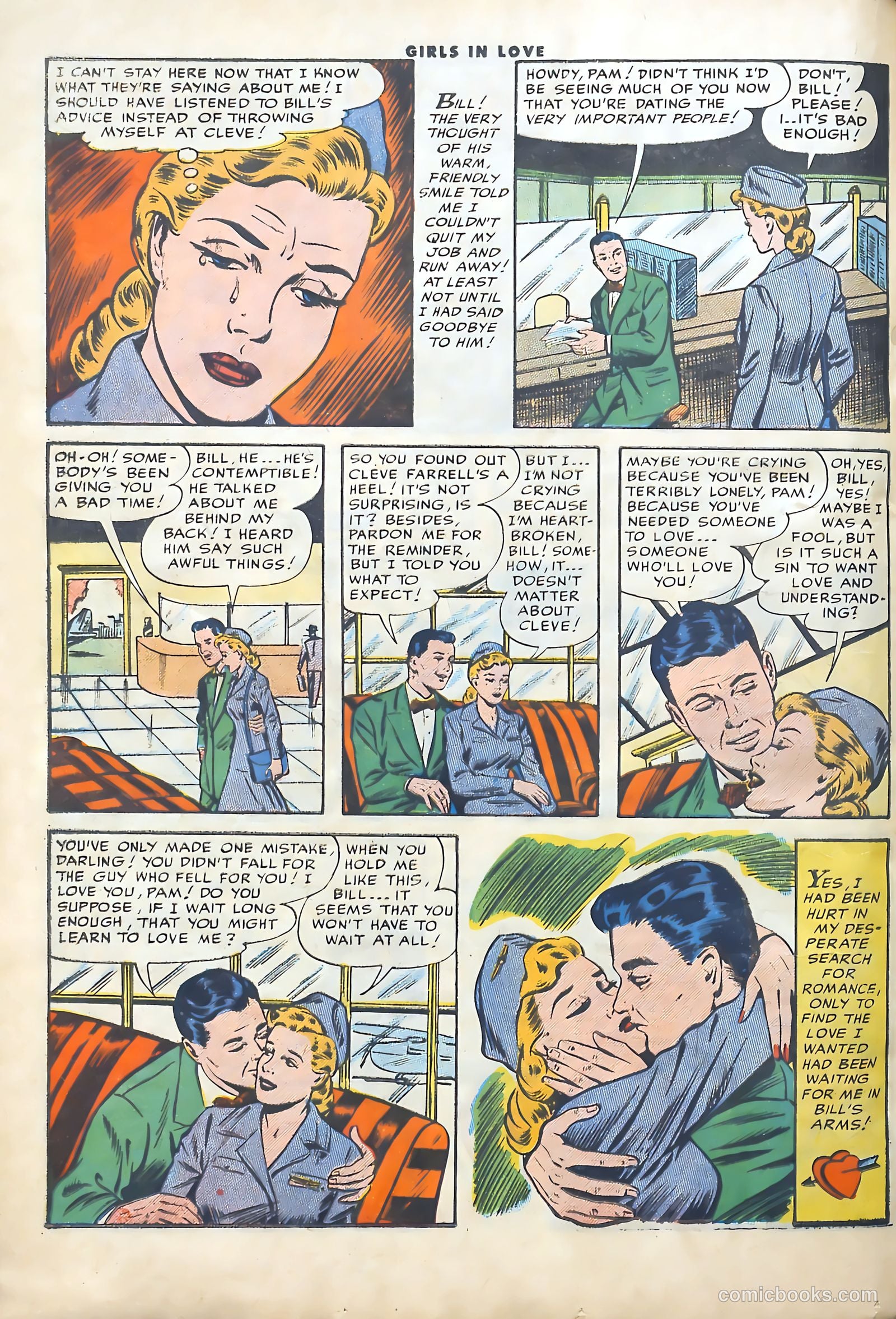 Girls in Love #53 (1956) — page 24 of 36