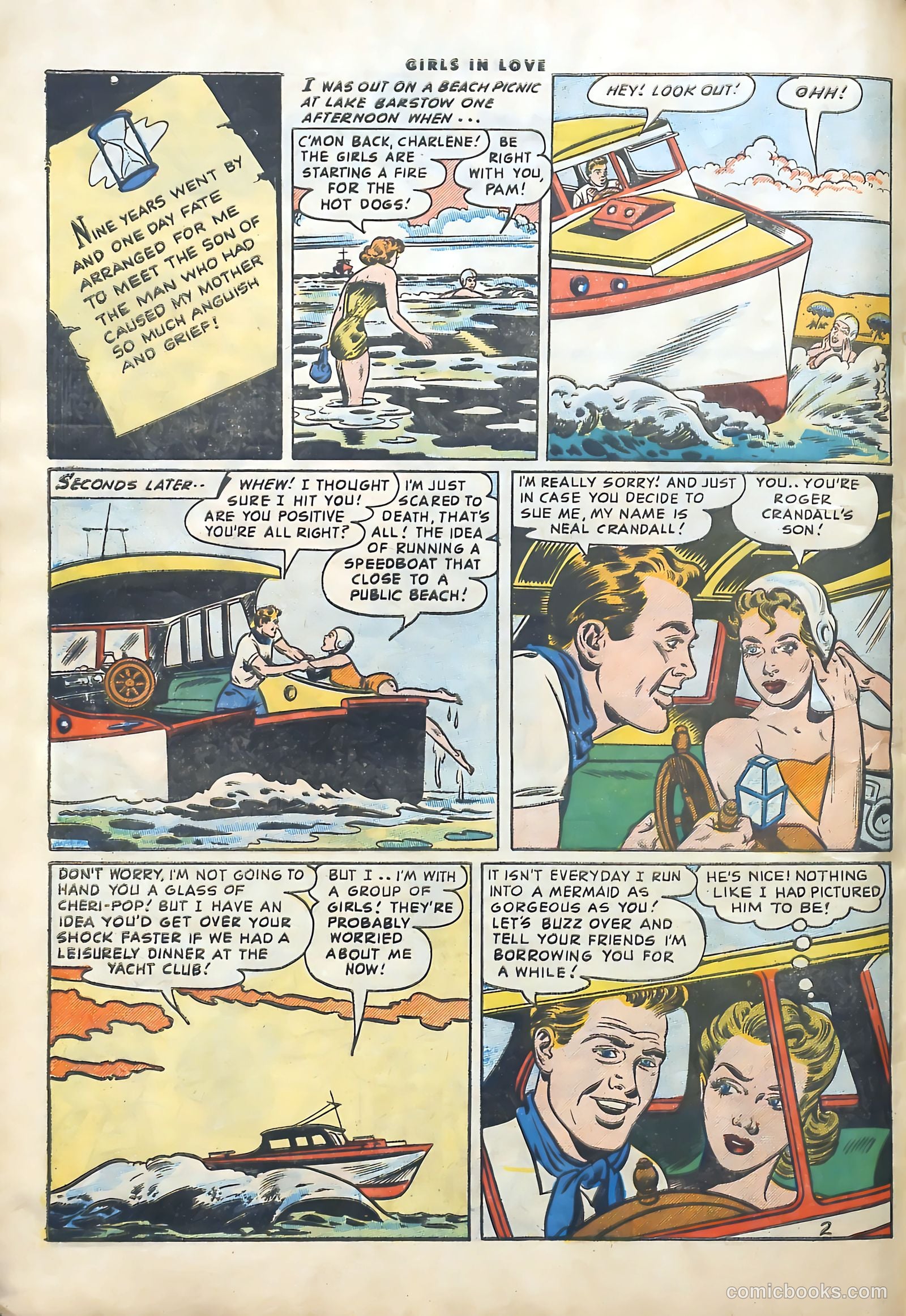 Girls in Love #53 (1956) — page 28 of 36