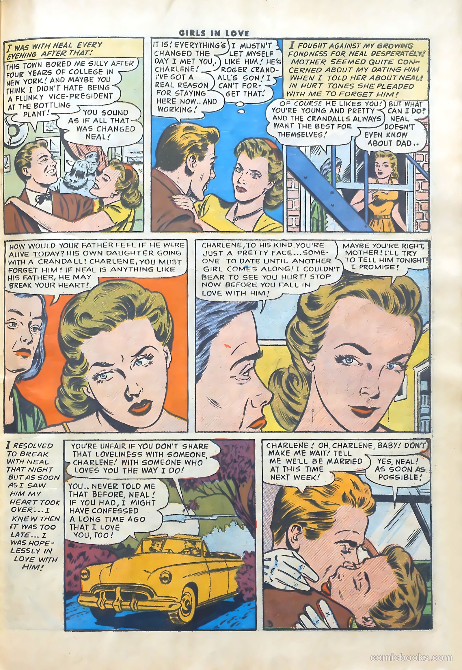 Girls in Love #53 (1956) — page 29 of 36