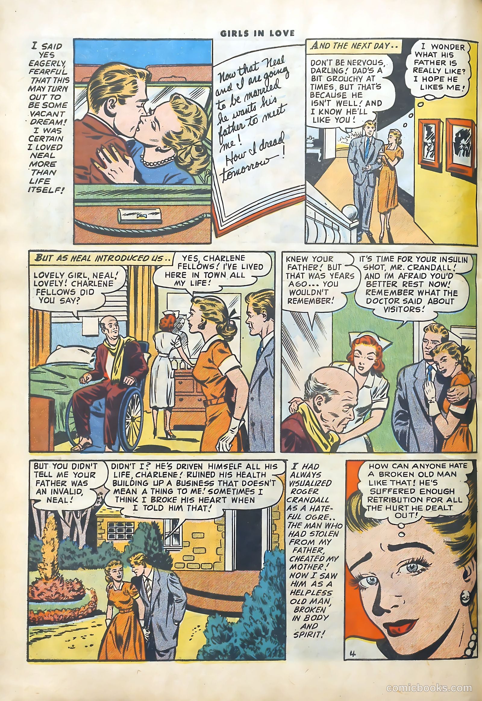 Girls in Love #53 (1956) — page 30 of 36