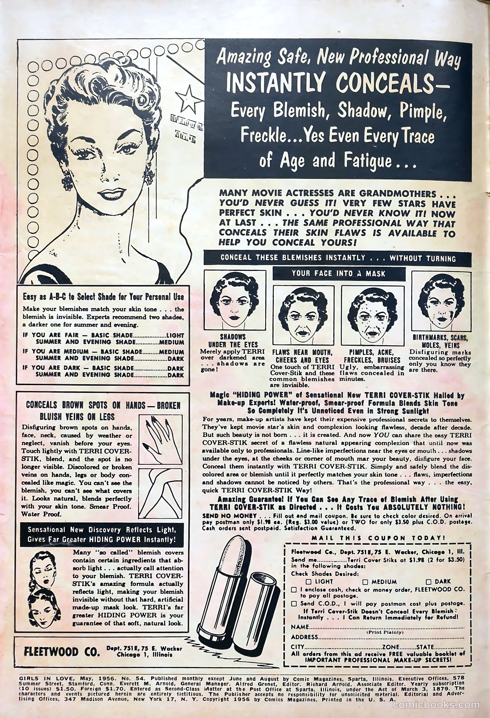 Girls in Love #54 (1956) — page 2 of 36