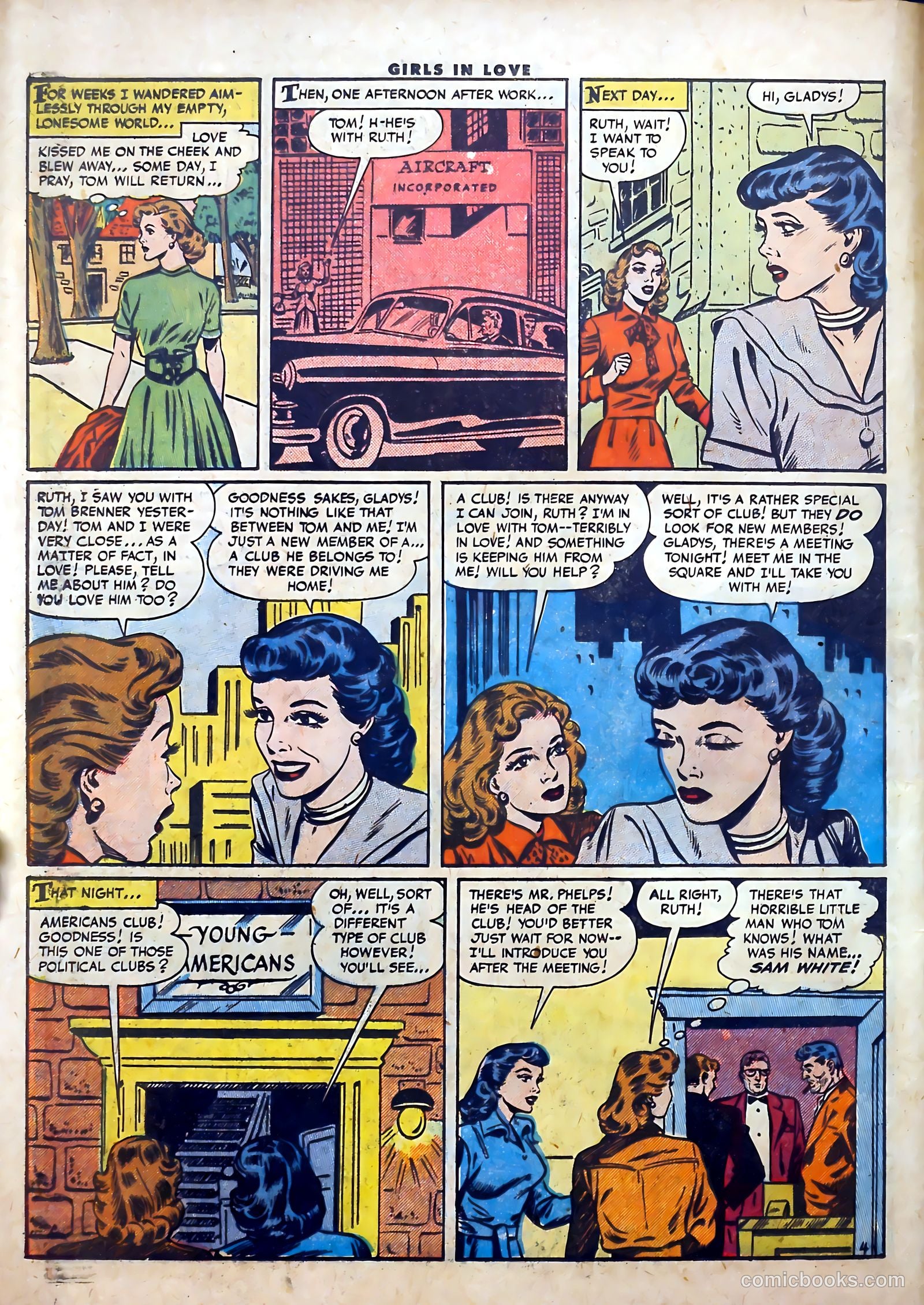 Girls in Love #54 (1956) — page 6 of 36